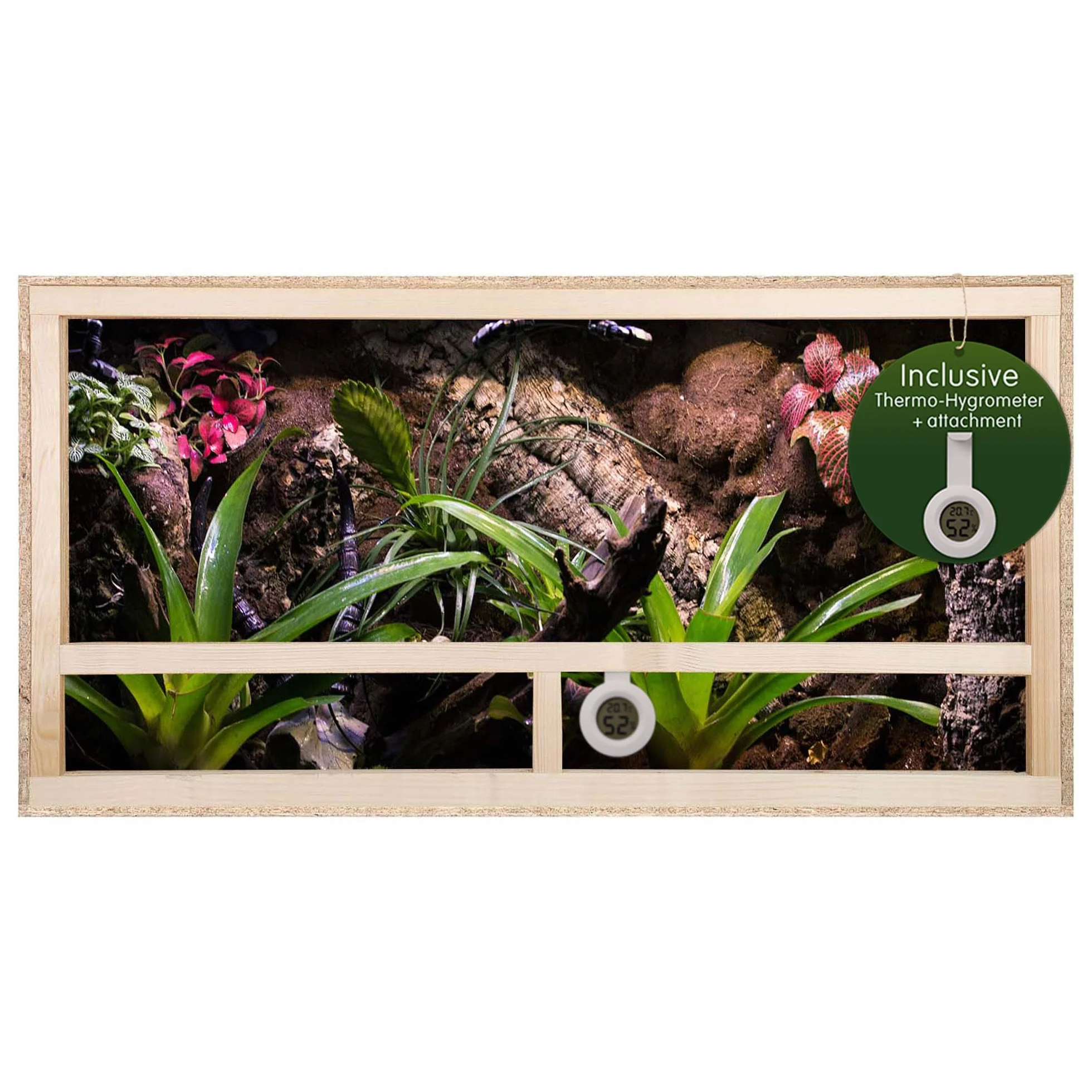 Drewniane terrarium, drewniane terraria, wentylacja boczna, 100 x 40 x 40 cm, gad