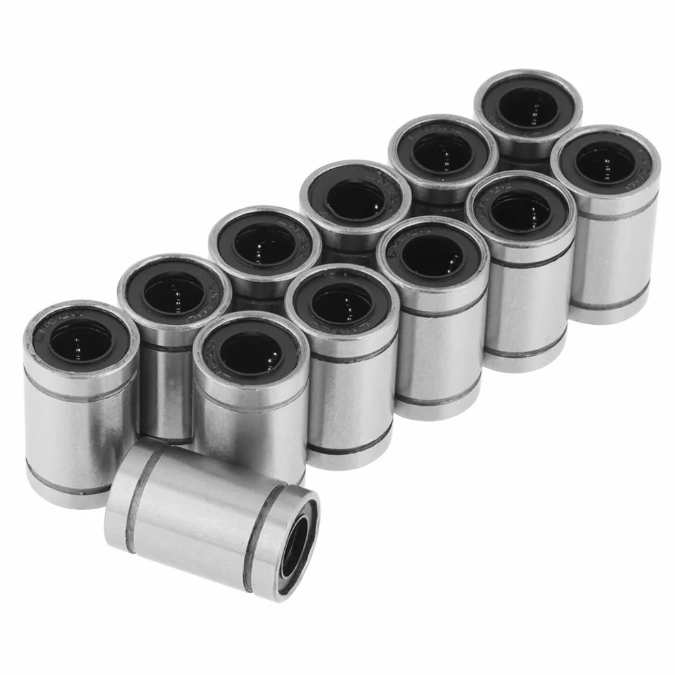 LM8UU Łożyska liniowe kulkowe 12 sztuk 8x15 mm do CNC 3D drukarek