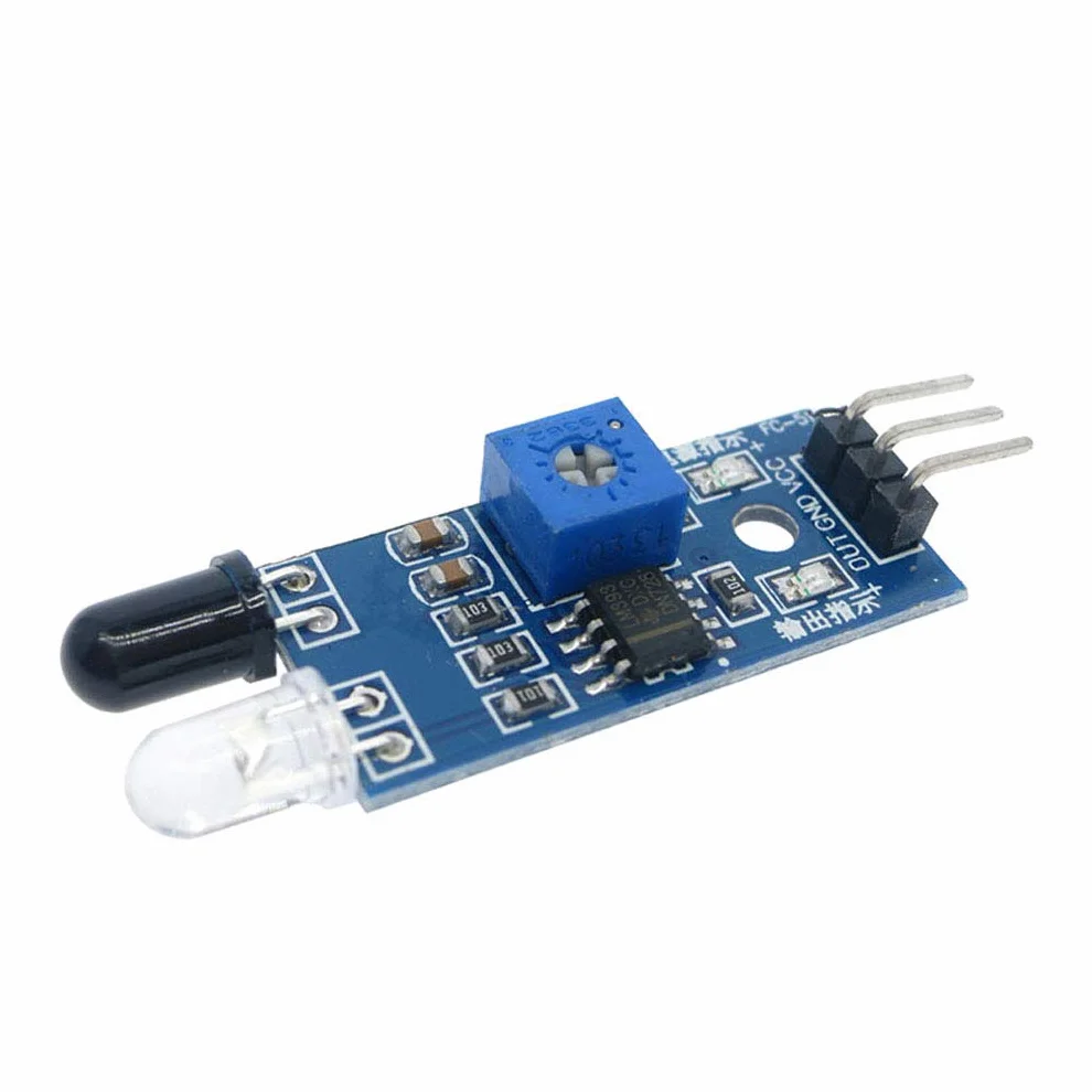 Czujnik na podczerwień LM393 3-Wire IR odblaskowy fotoelektryczny 10 szt.