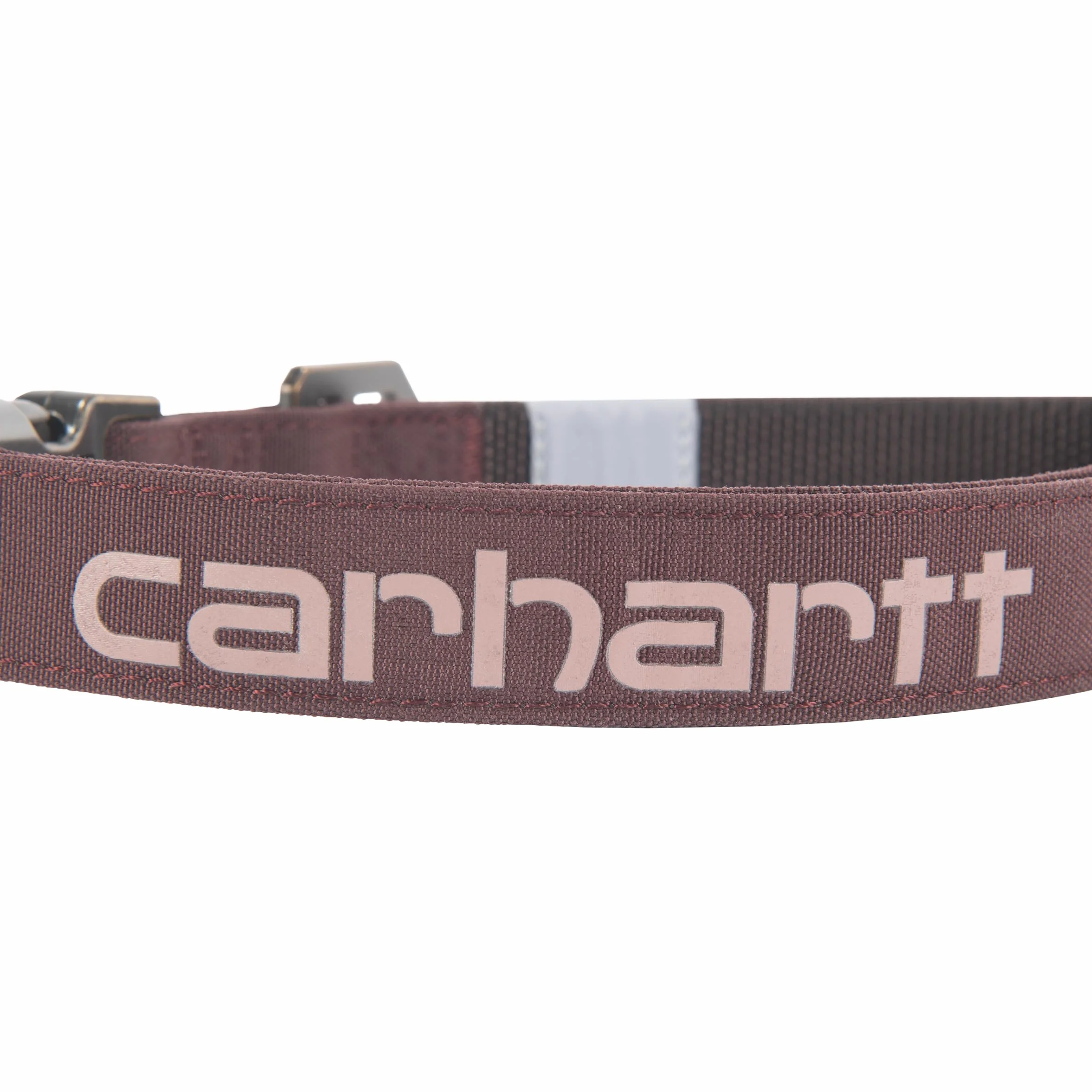 Carhartt W pełni regulowane obroże dla psów, nylonowe, z pasa parcianego, odblaskowe szwy dla lepszej widoczności