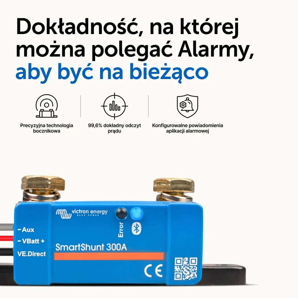 Victron Energy SmartShunt IP65 300 amp Monitor Akumulatorów (Bluetooth)