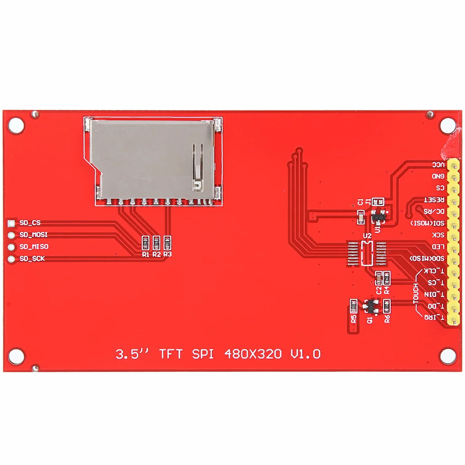 Moduł Wyświetlaczowy LCD 3,5 cali 480x320 pikseli z Interfejsem SPI HDMI do Projektów DIY Elektroniki