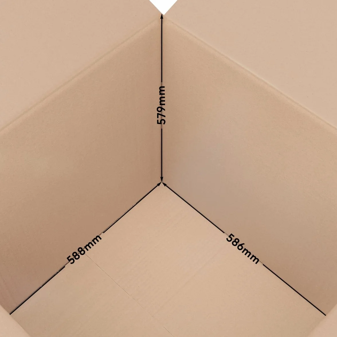 verpacking kartony składane 600 x 600 x 600 mm KK 122 brązowy [rozmiar i ilość do wyboru] kartony dwuwarstwowe wysyłka 5 sztuk
