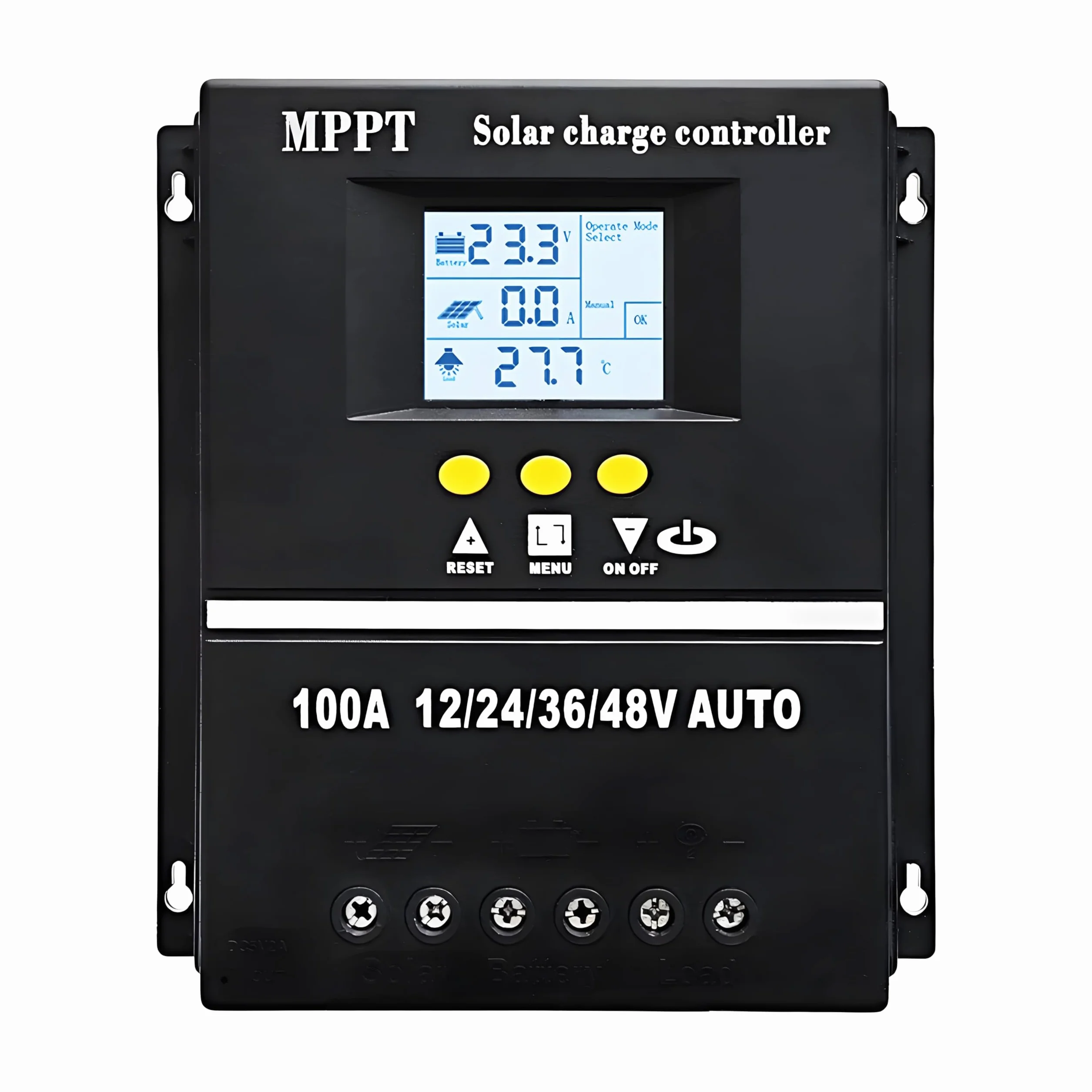Regulator ładowania słonecznego MPPT 100 A SY10048 12 V-48 V LCD podwójne USB