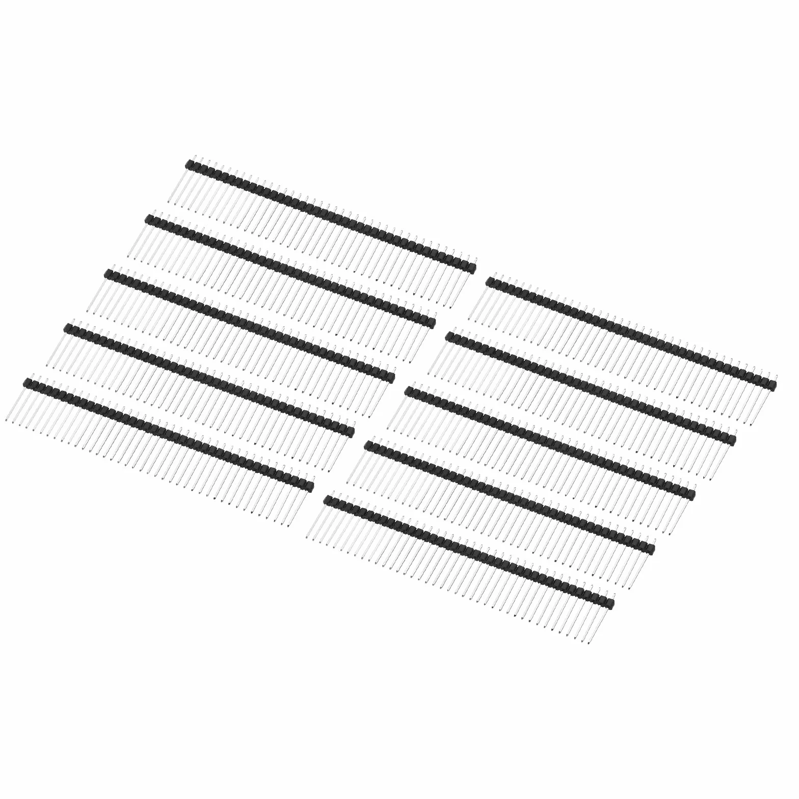 PATIKIL 10 szt. DIP Pin Header jednorzędowy 40P 26 mm miedziany do PCB