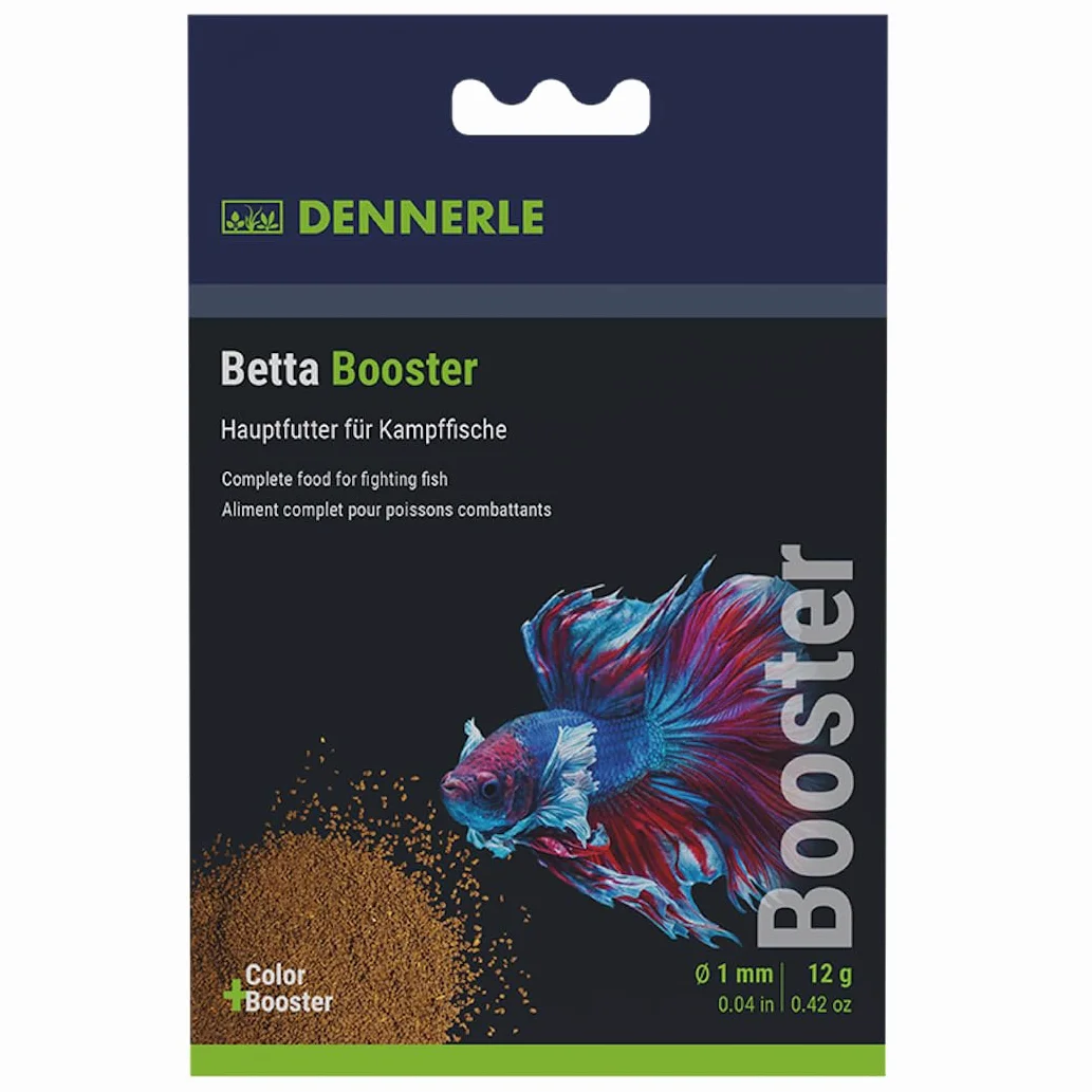 Dennerle Betta Booster – główny granulat pokarmu dla ryb walczących, ryb nitkowych i guramis