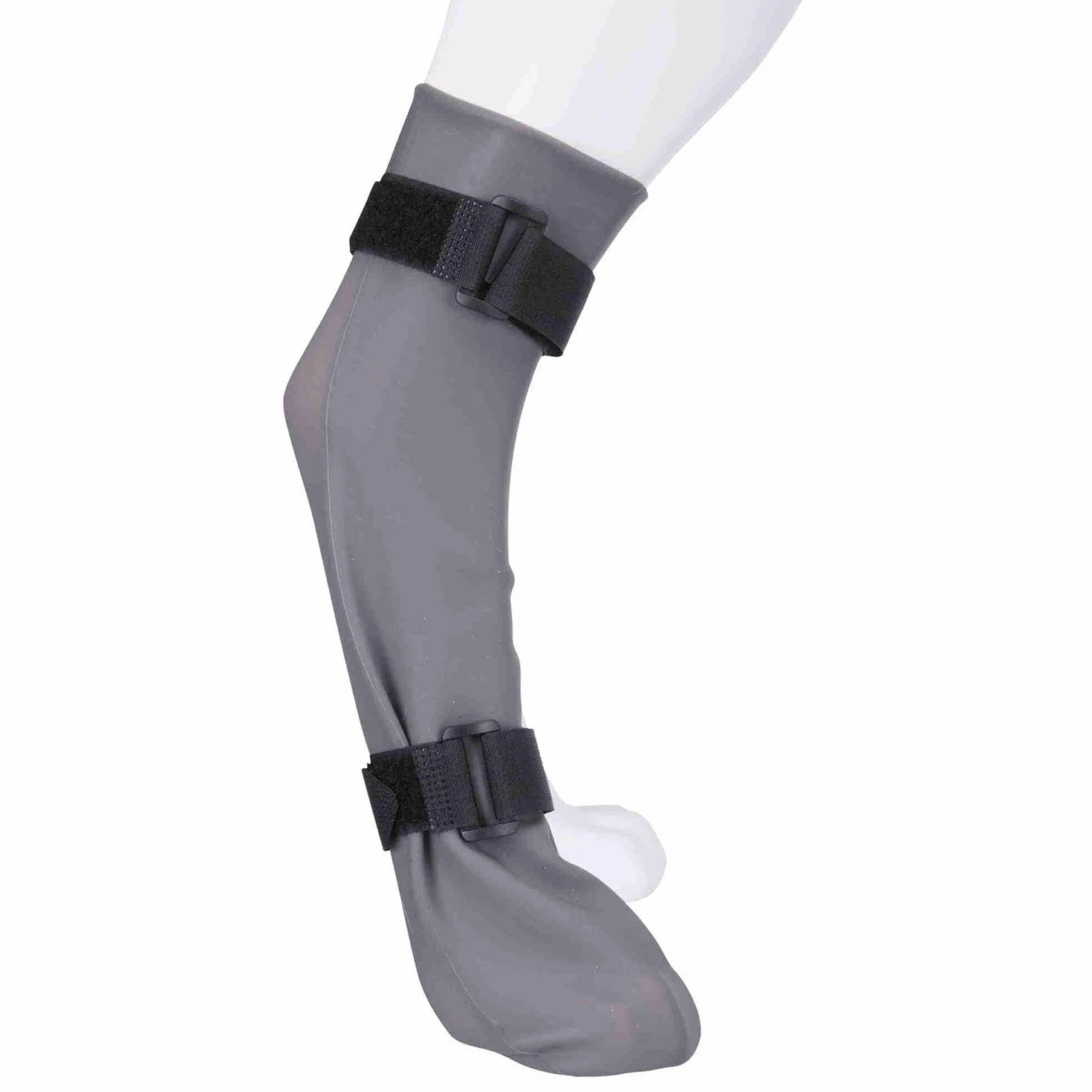 Trixie Silikonowe skarpety ochronne, małe, 6 cm/30 cm, szare