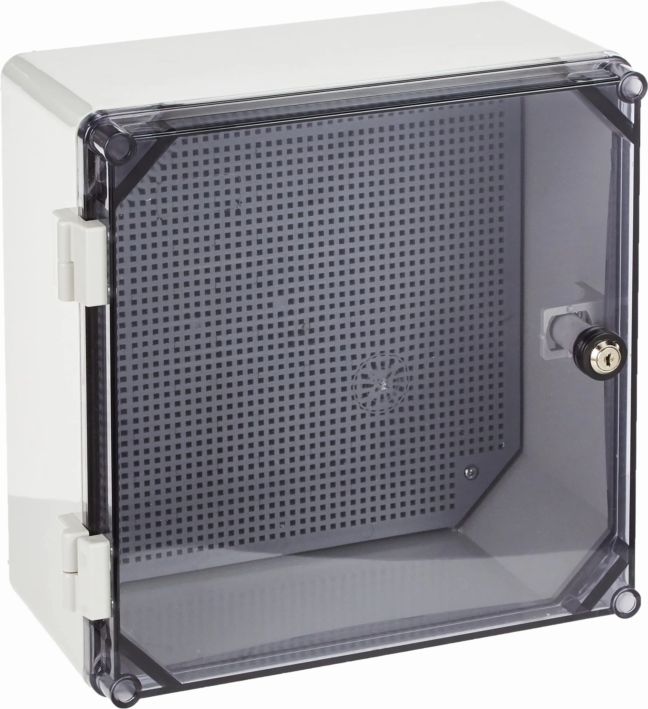 ELEKTRO-PLAST Szafa sterownicza z zamkiem UNI-0/T 300 x 300 x 160 mm szafa rozdzielcza obudowa przemysłowa pusta obudowa sterownicza, biała