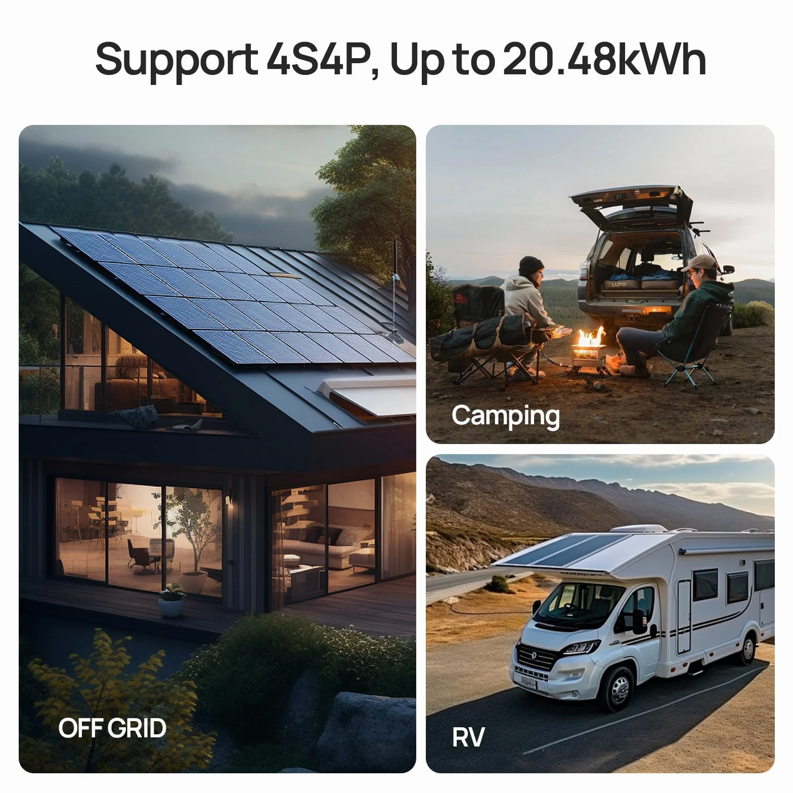 ECO-WORTHY LiFePO4 12 V 100 Ah z wyświetlaczem LED, akumulator litowy 12 V 100 Ah z ochroną przed niską temperaturą BMS i maks. 15000 cykli, 1280 Wh LiFePO4 12 V do kampera, panel słoneczny