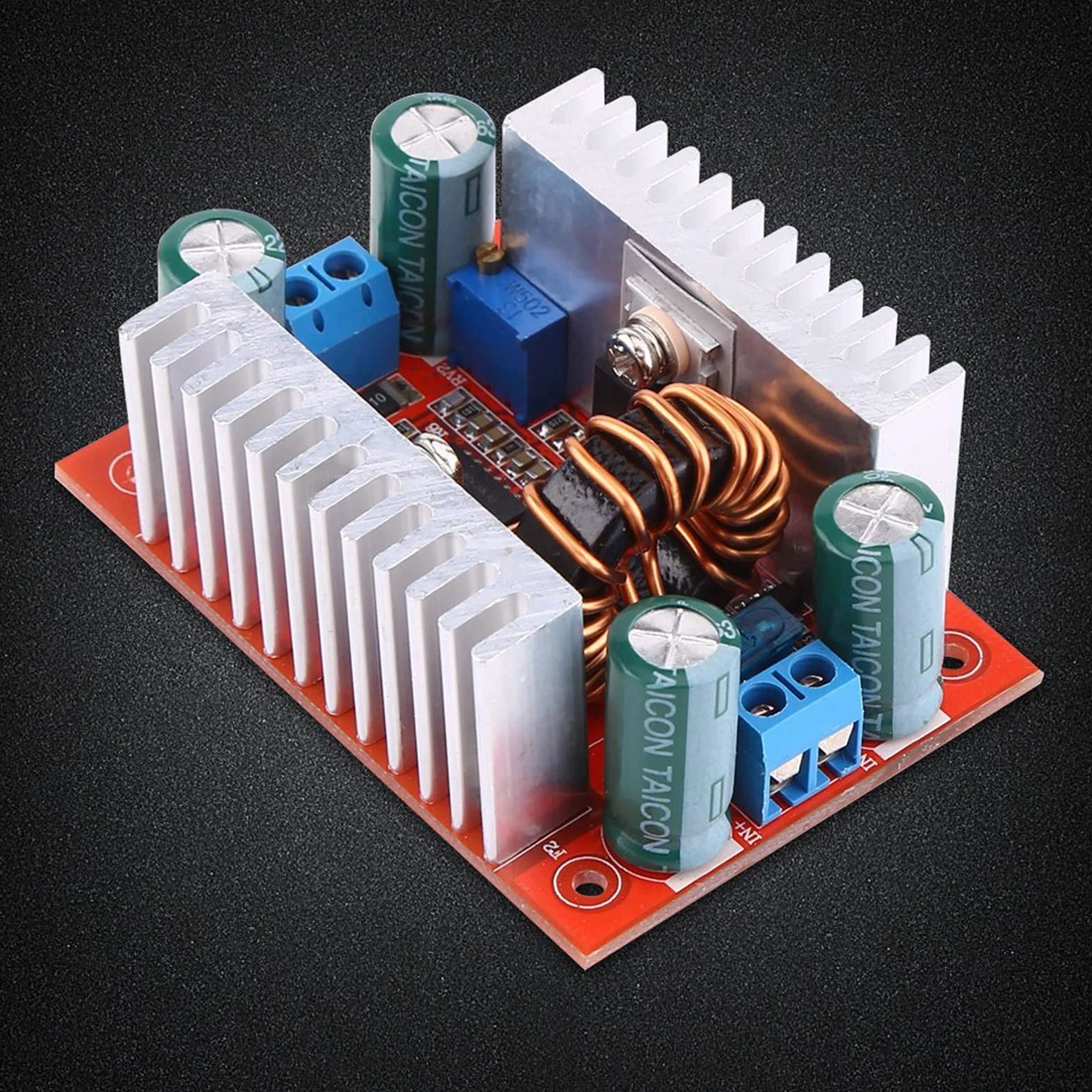 Moduł Step Up, 400W DC-DC Step-up Boost Converter Moduł Zasilacza Stałoprądowego Sterownik LED Konwerter Napięcia Podwyższający Napięcie