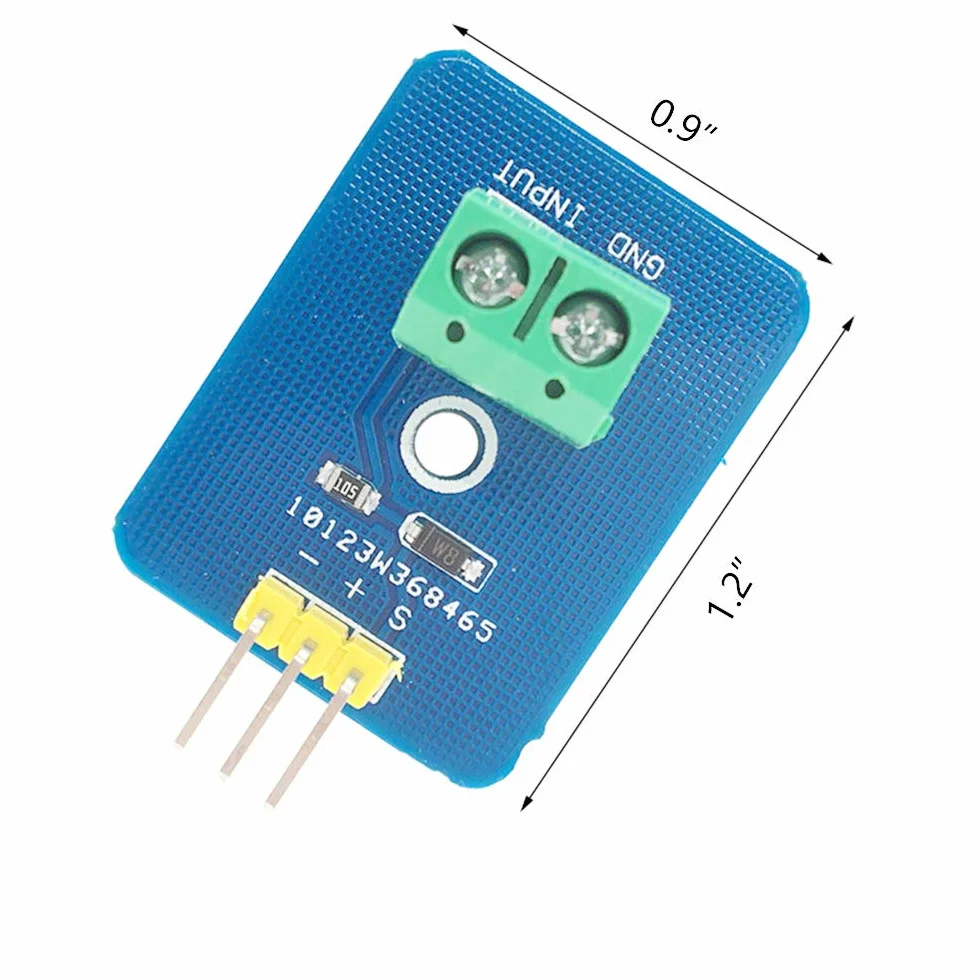 Piezoelektryczny czujnik wibracji 3,3 V/5 V moduł analogowy do Arduino + Kabel Dupont żeński 3-pin