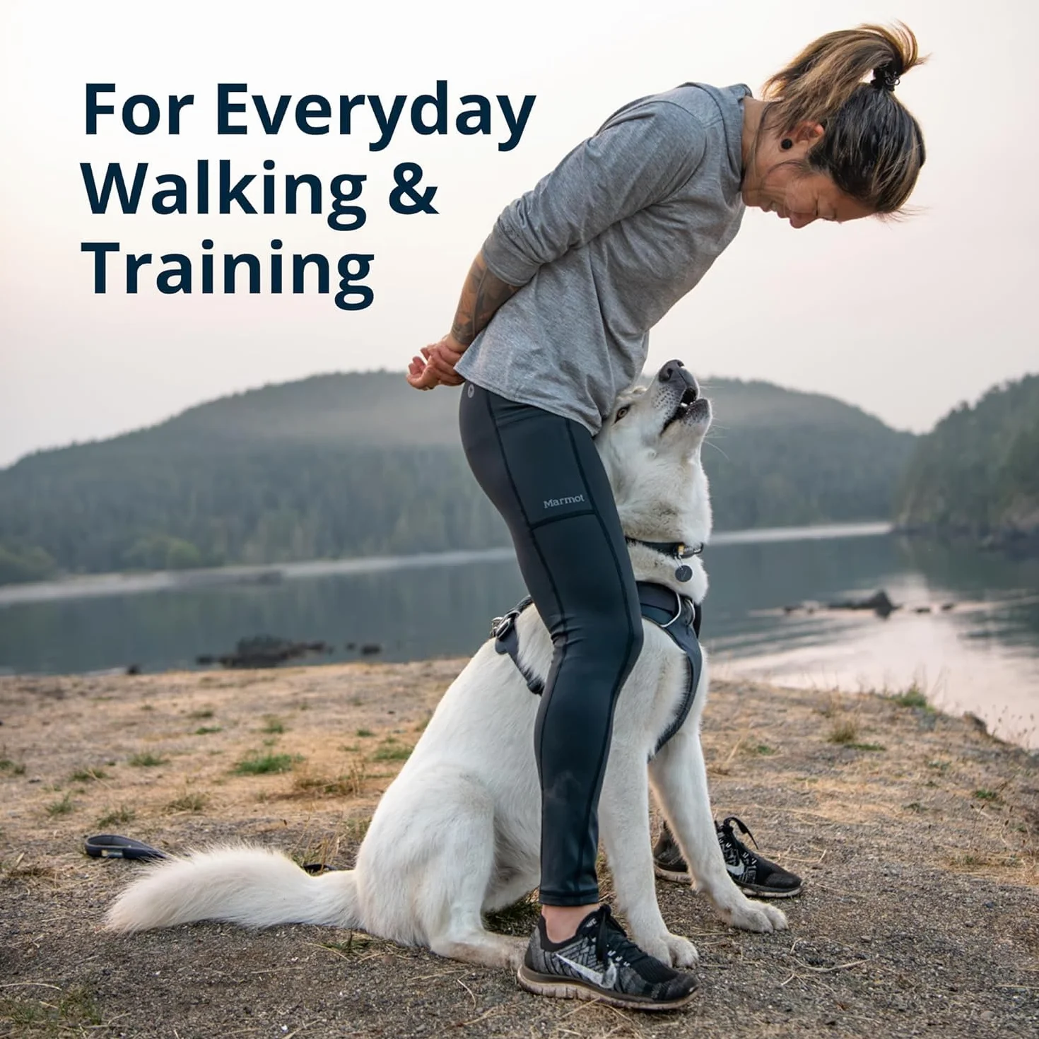 RUFFWEAR Uprząż Front Range, XX szelki dla małych psów, odblaskowa uprząż Y, regulowana, wygodna, wyściełana uprząż dla psa, bez ciągnięcia, 2 mocowania smyczy i pierścień w kształcie litery V,