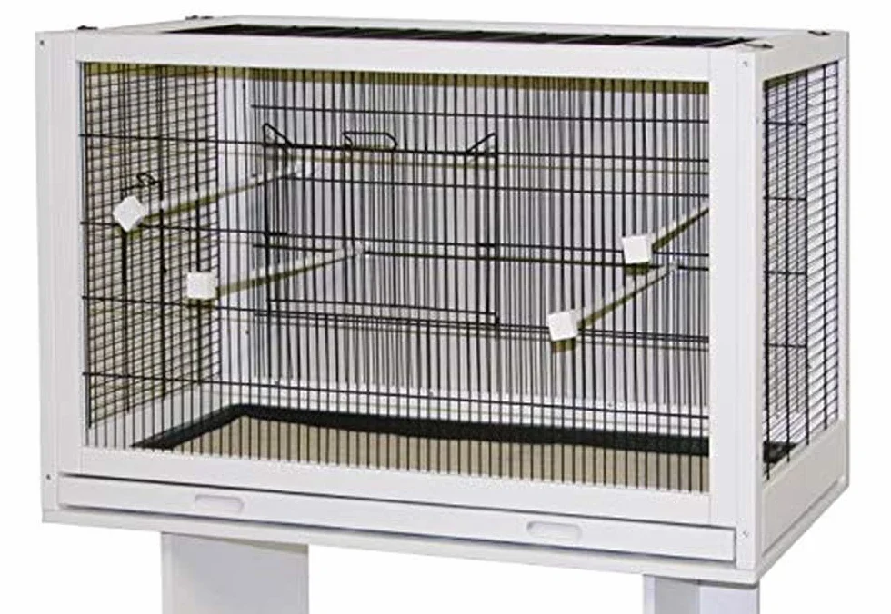 KERBL PET Klatka dla ptaków Kerbl Fips z drewna, 100 x 50 x 60 cm