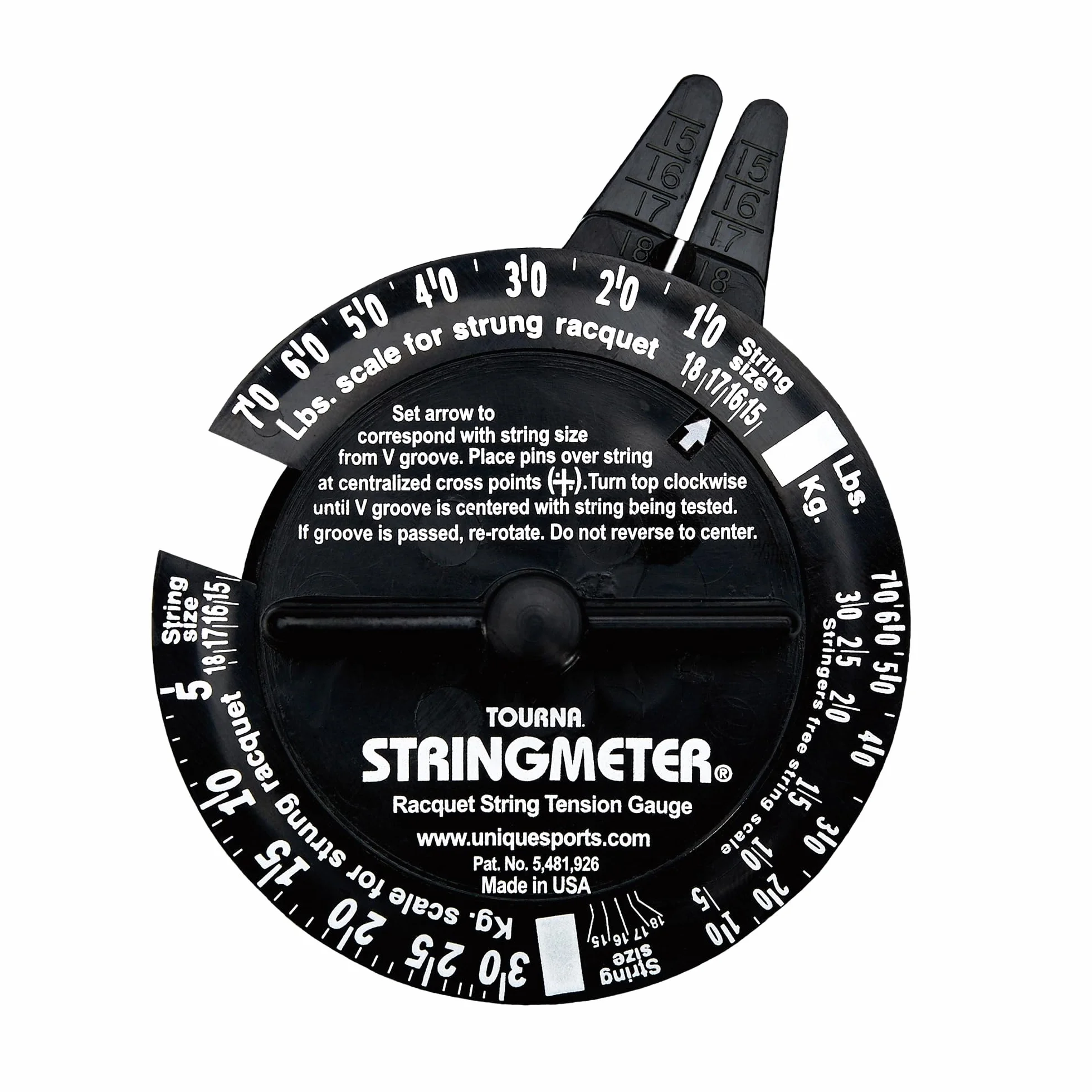Tourna MetER-1 tester napięcia strunowego czarny