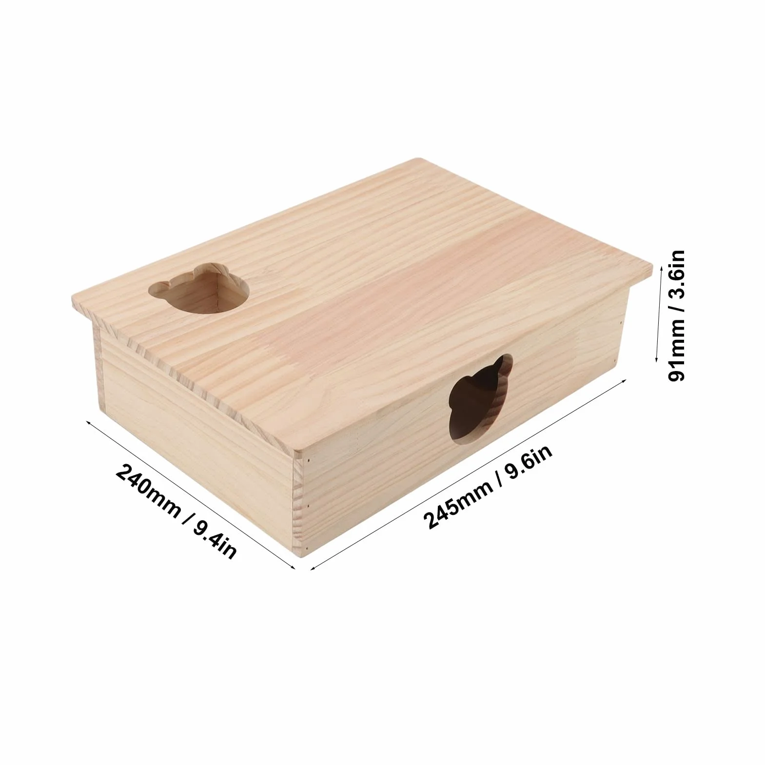 Maze Hamster Hideout, wielokomorowa mała kryjówka dla zwierząt domowych z ruchomym dachem dla chomików myszy myszoskoczki