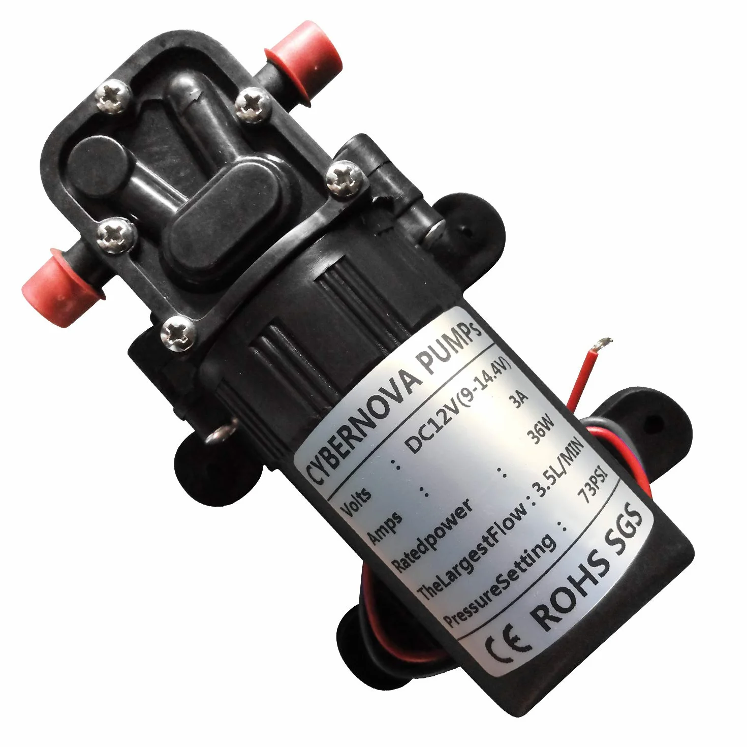 CYBERNOVA pompa membranowa DC12V 73 PSI 3,5 l/m samozasysająca