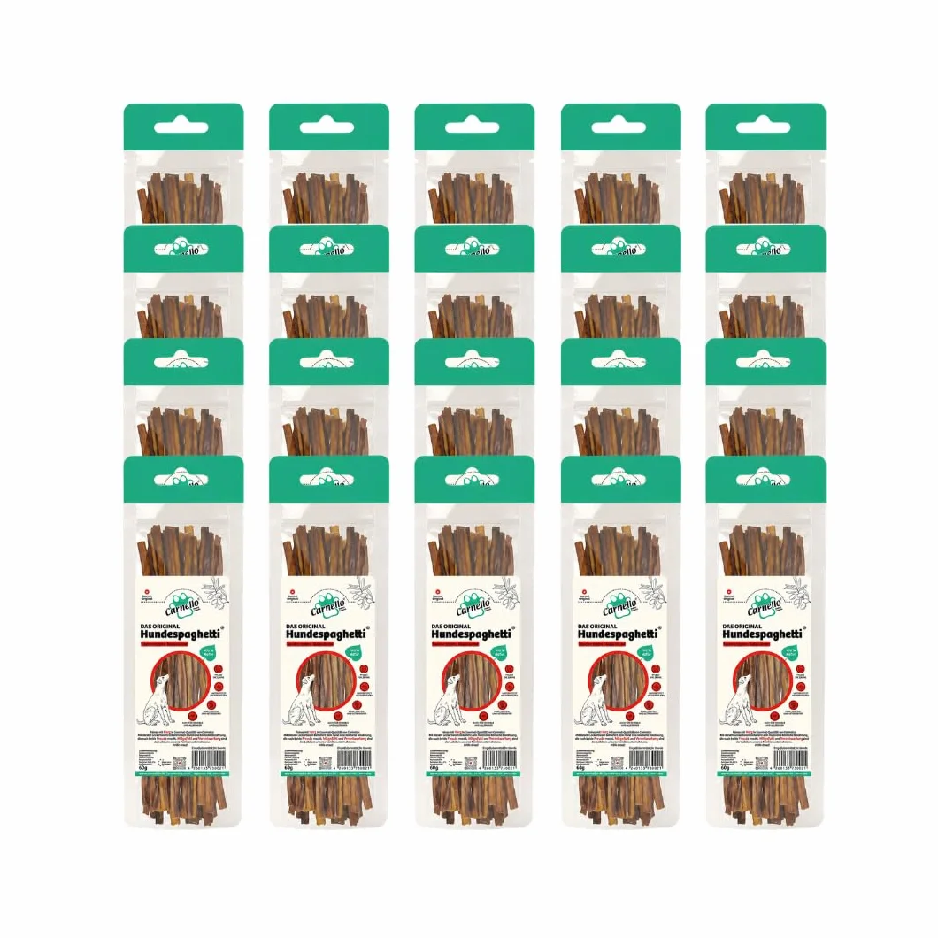Carnello Oryginalny espaghetti dla psa | 20 x 60 g