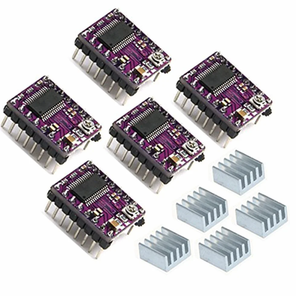 DollaTek 5 szt. drukarka 3D Stepstick DRV8825 sterownik silnika krokowego Reprap 4 warstwy PCB