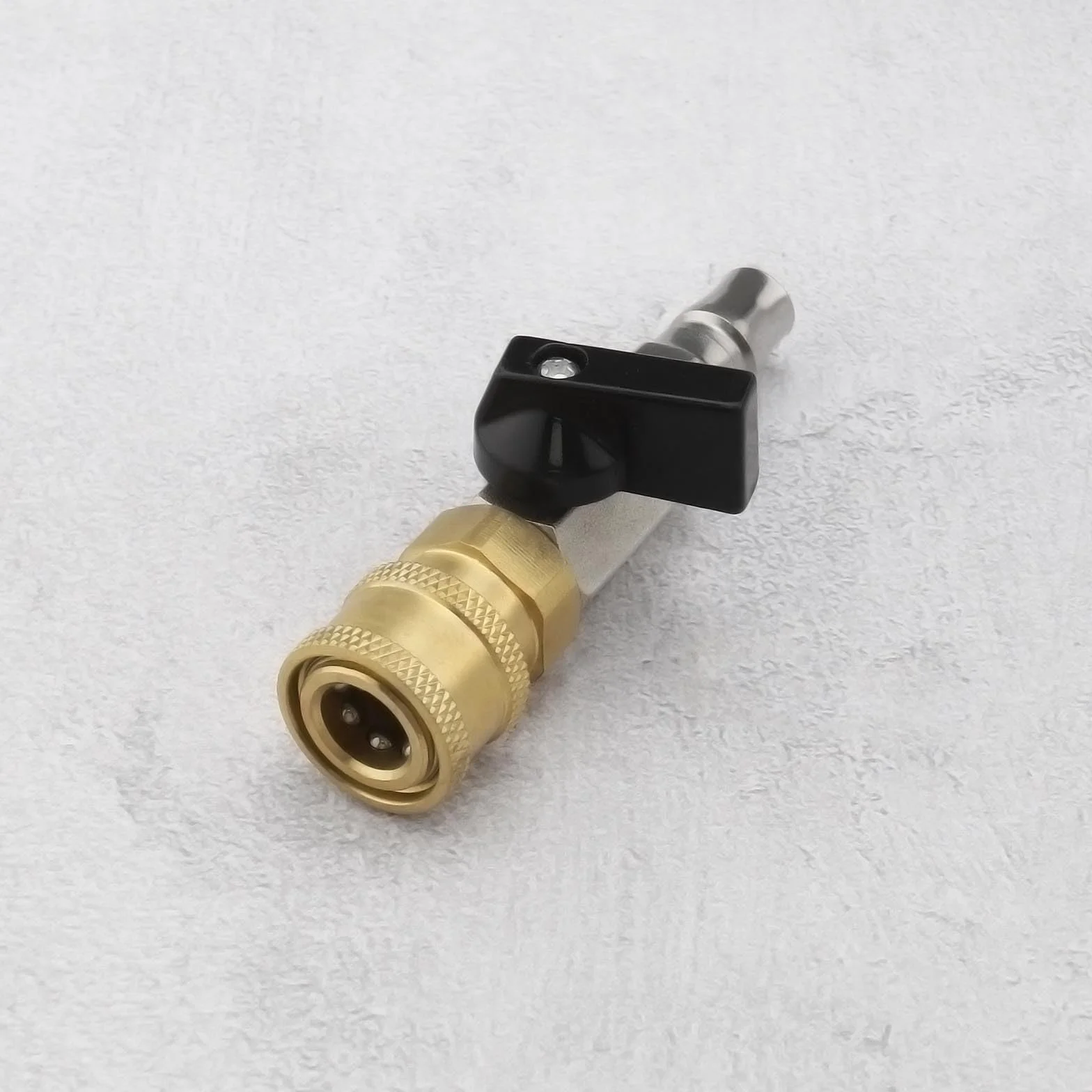 OTOTEC Szybkozłączka do sprężonego powietrza pneumatyczny zawór kulowy zawór dozujący zawór odcinający 1/4 cala z wtyczką nyplem 1/4 cala szybkozłącze w stylu europejskim