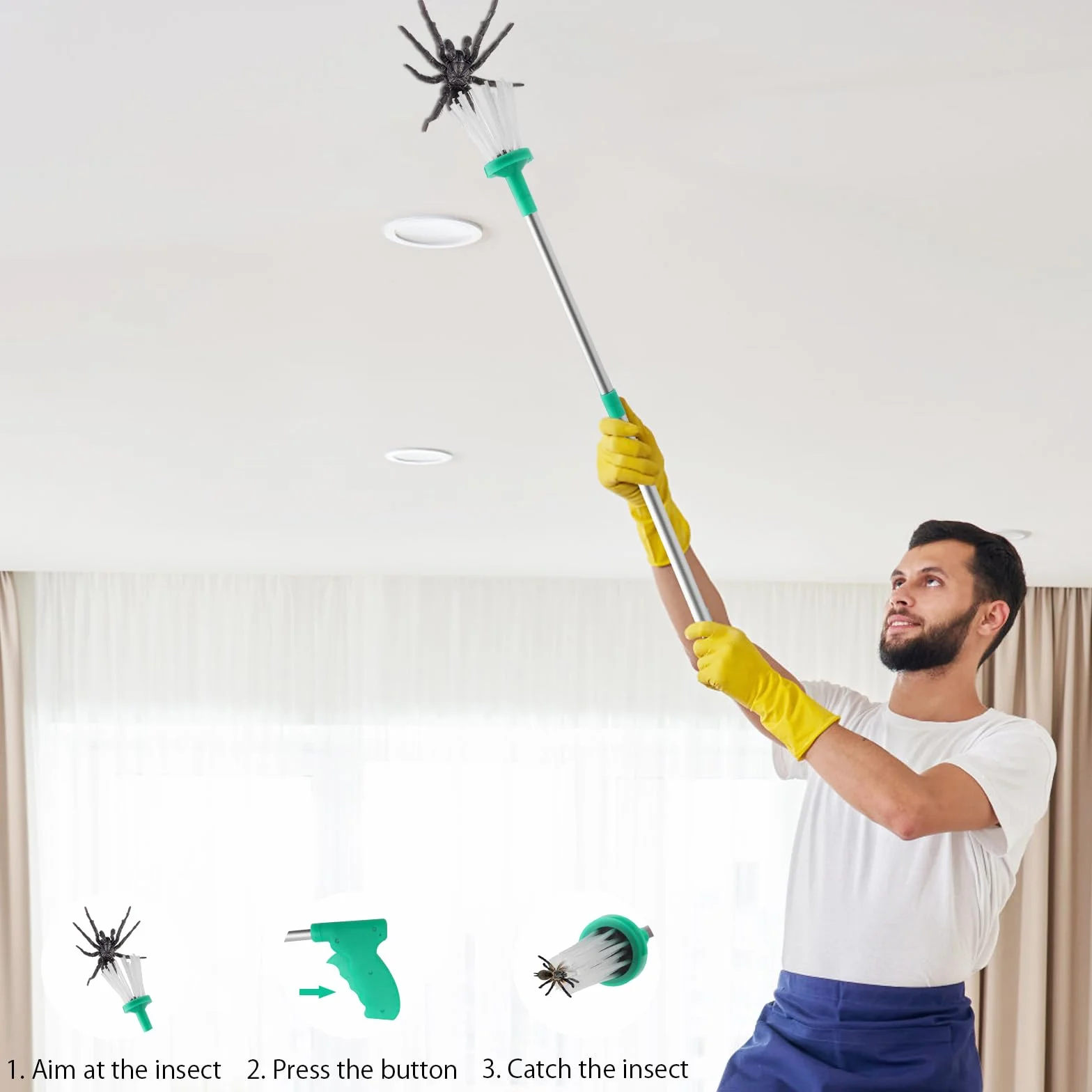 Łapacz na pająki, chwytak na owady, Spider Catcher, łapacz na żywe owady, Snapy łapacz na owady, łapacz na owady Snapy, łapacz na pająki Snapy, łapacz na pająki i owady, łapacz na pająki i owady z