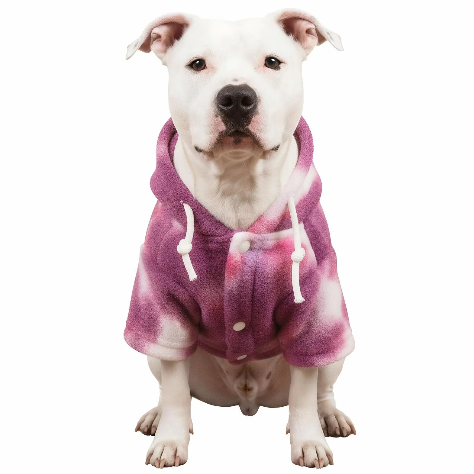 Mklhgty Tie Dye ubrania dla psów, bluza z kapturem, płaszcz zimowy dla zwierząt domowych, bluzy dla małych psów, chłopców i dziewczynek