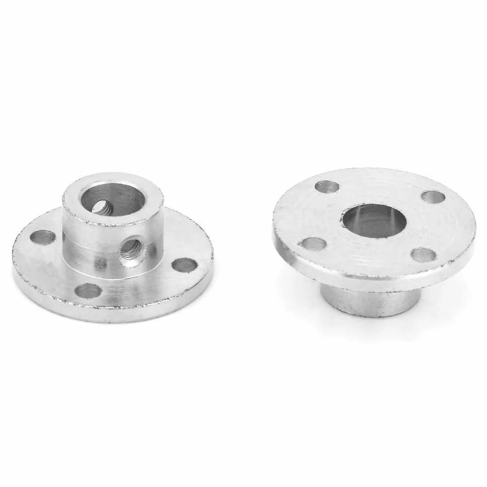 Złącze kołnierzowe, 2 szt. M4 sztywne złącze kołnierza złącze wału silnika ID 10 mm od 16 mm złącze wału prowadzącego silnika sprzęgło osi łożyska złączki
