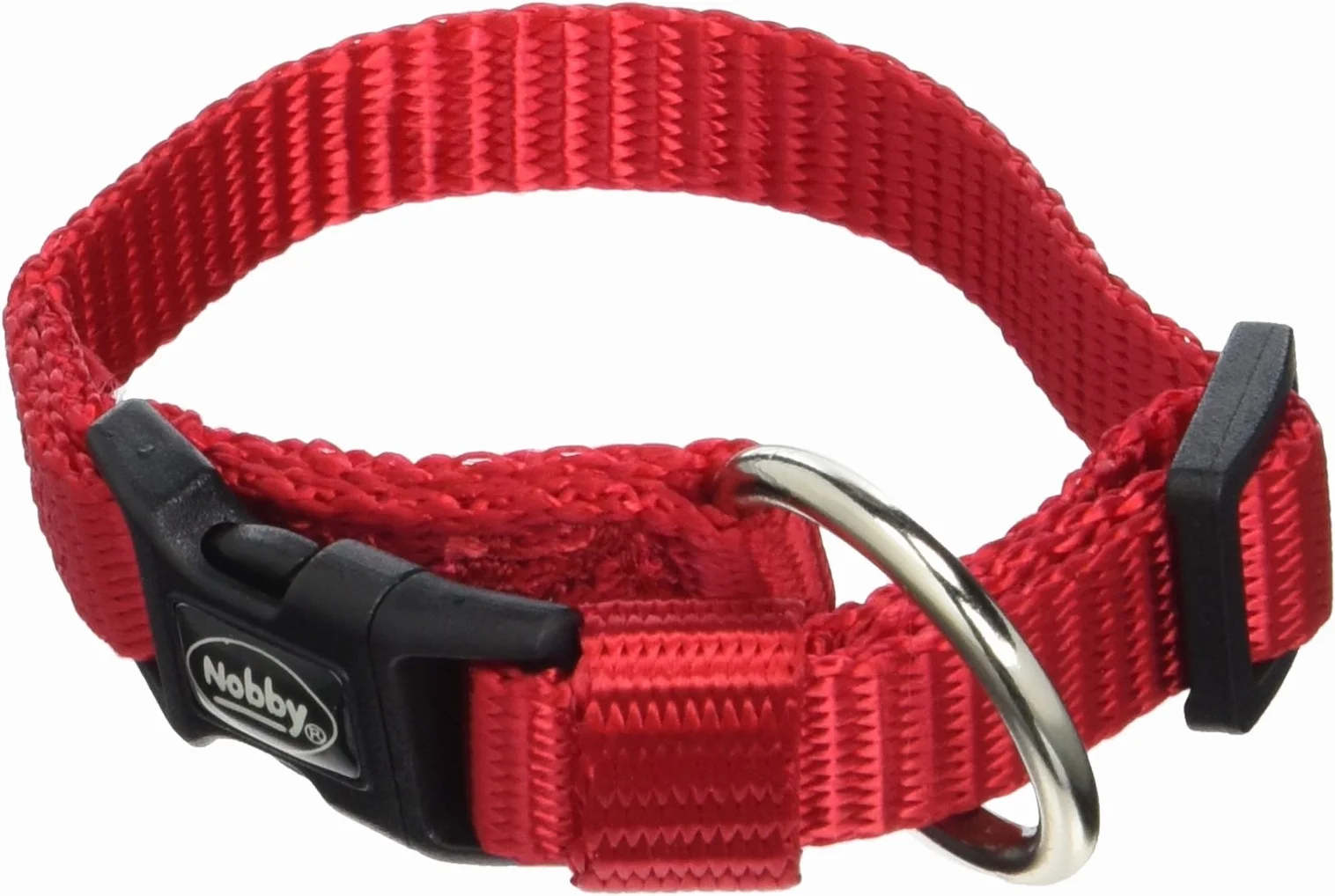 Nobby Obroża Classic, czerwona L: 13-20 cm, szer.: 10 mm, 1 sztuka
