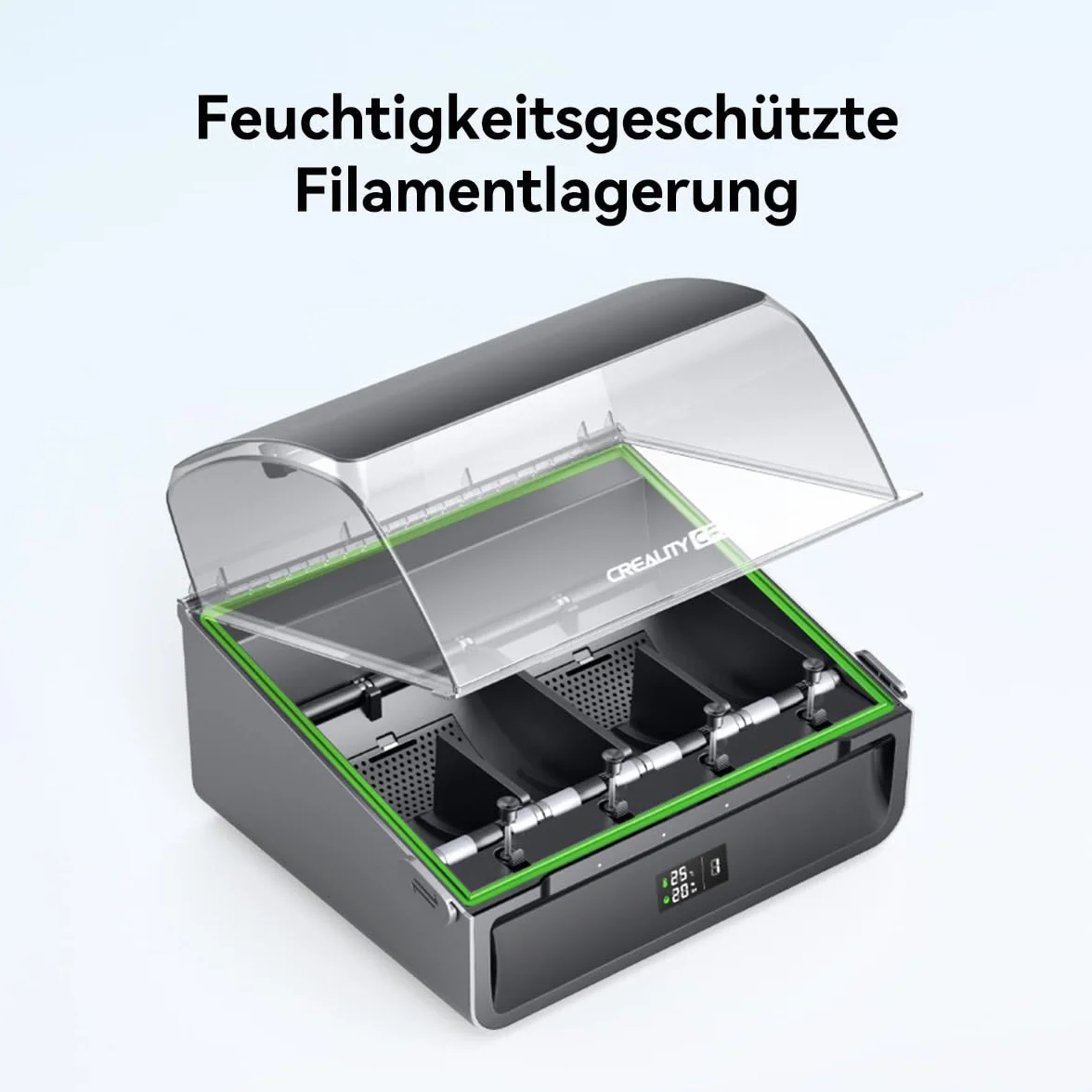 Creality CFS system filamentu do K2 Plus Creality Hi, automatyczna identyfikacja filamentu, automatyczne zatrzymywanie wilgoci do filamentu