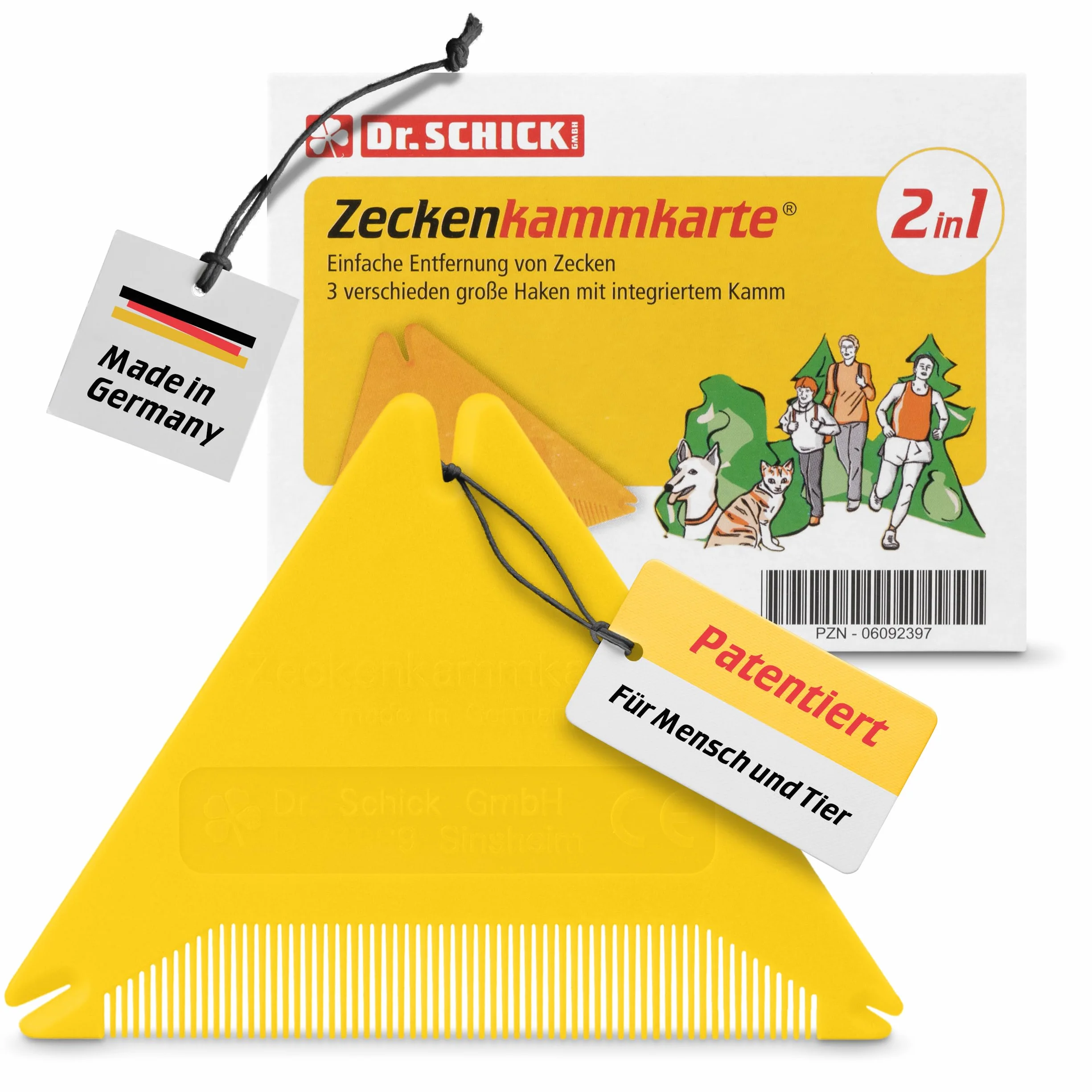 karta grzebieniowa na kleszcze