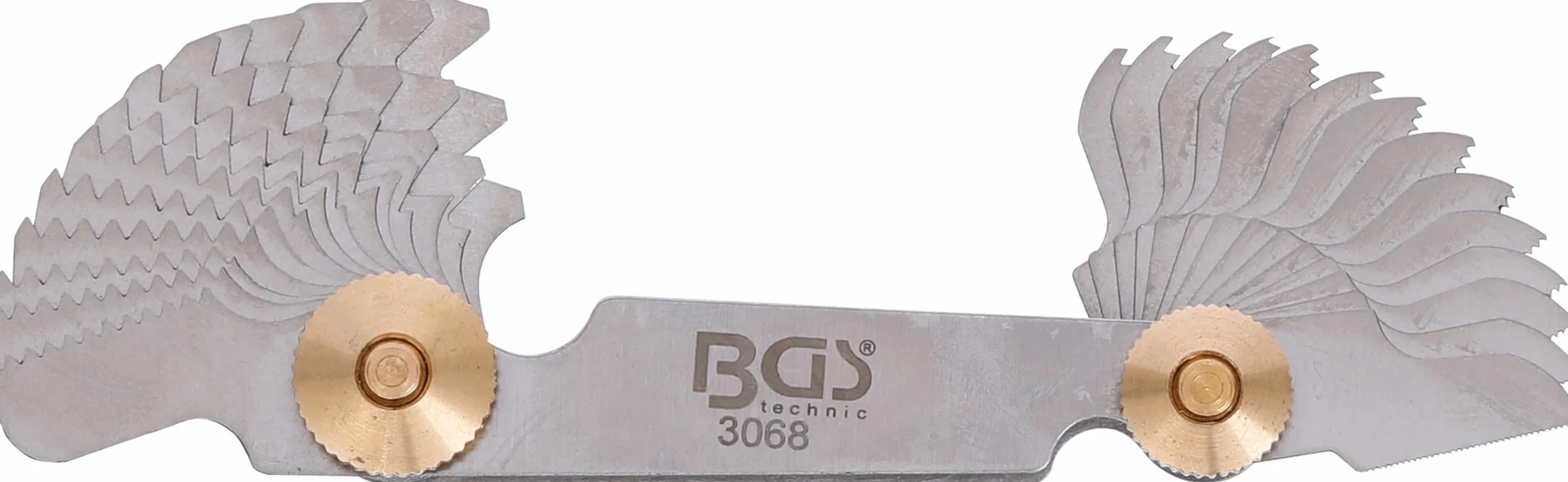 BGS 3068 | Szablon do gwintów | 28 wzorców | Whitwortha 4G - 62G