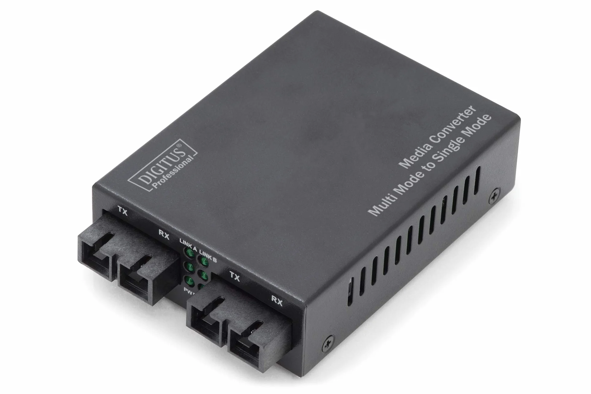 DIGITUS Konwerter mediów Fast Ethernet SC 1310nm czarny
