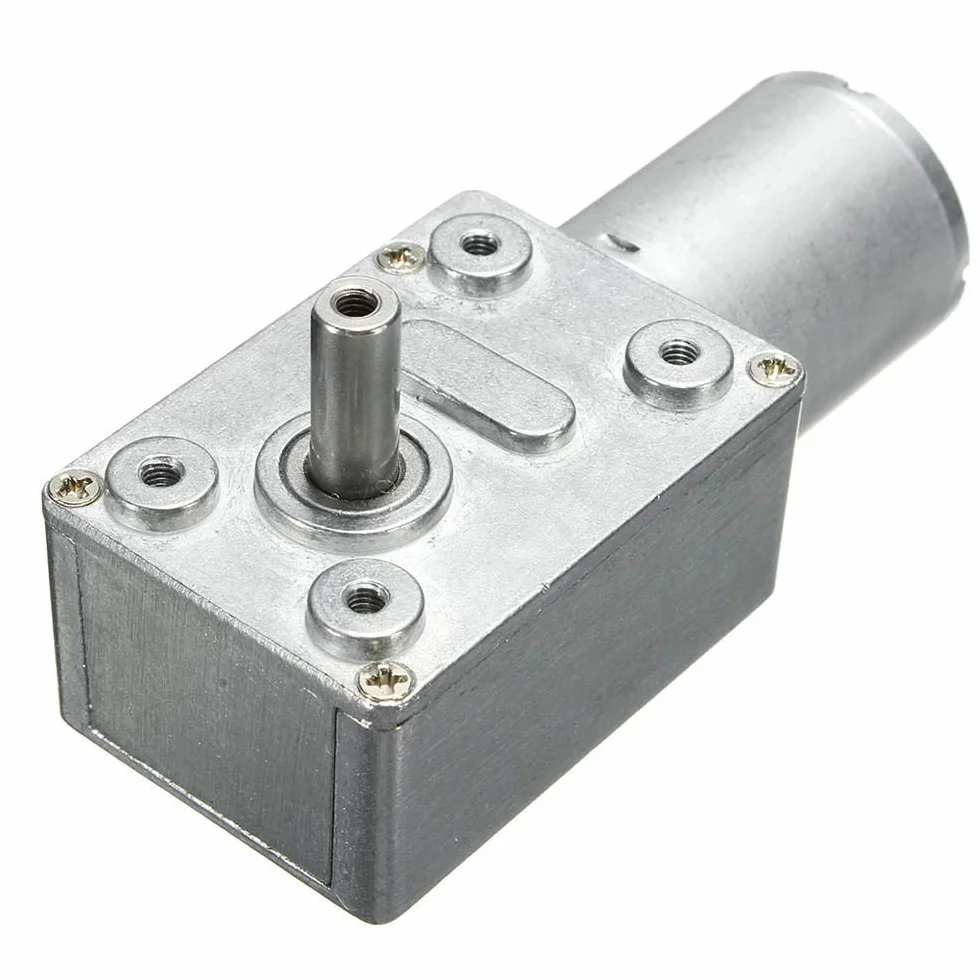 DollaTek JGY370 DC 12 V 90 obr./min dwustronny turbo ?limakowy silnik pr?du sta?ego o wysokim momencie obrotowym
