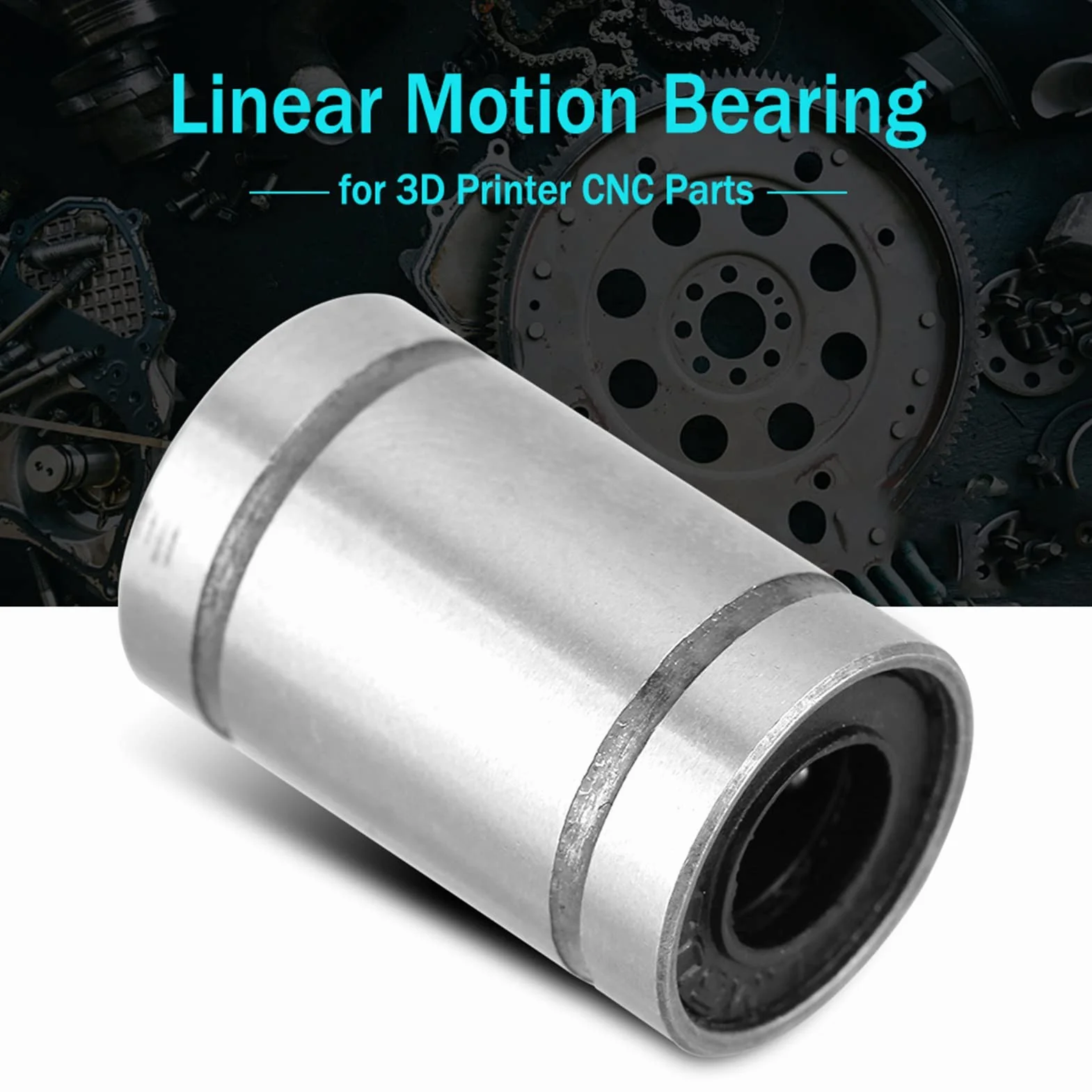 8 szt. LM6UU łożysko kulkowe liniowe łożysko kulkowe łożyska stalowe łożyska miniaturowe 6 mm małe łożysko do drukarki 3D części CNC