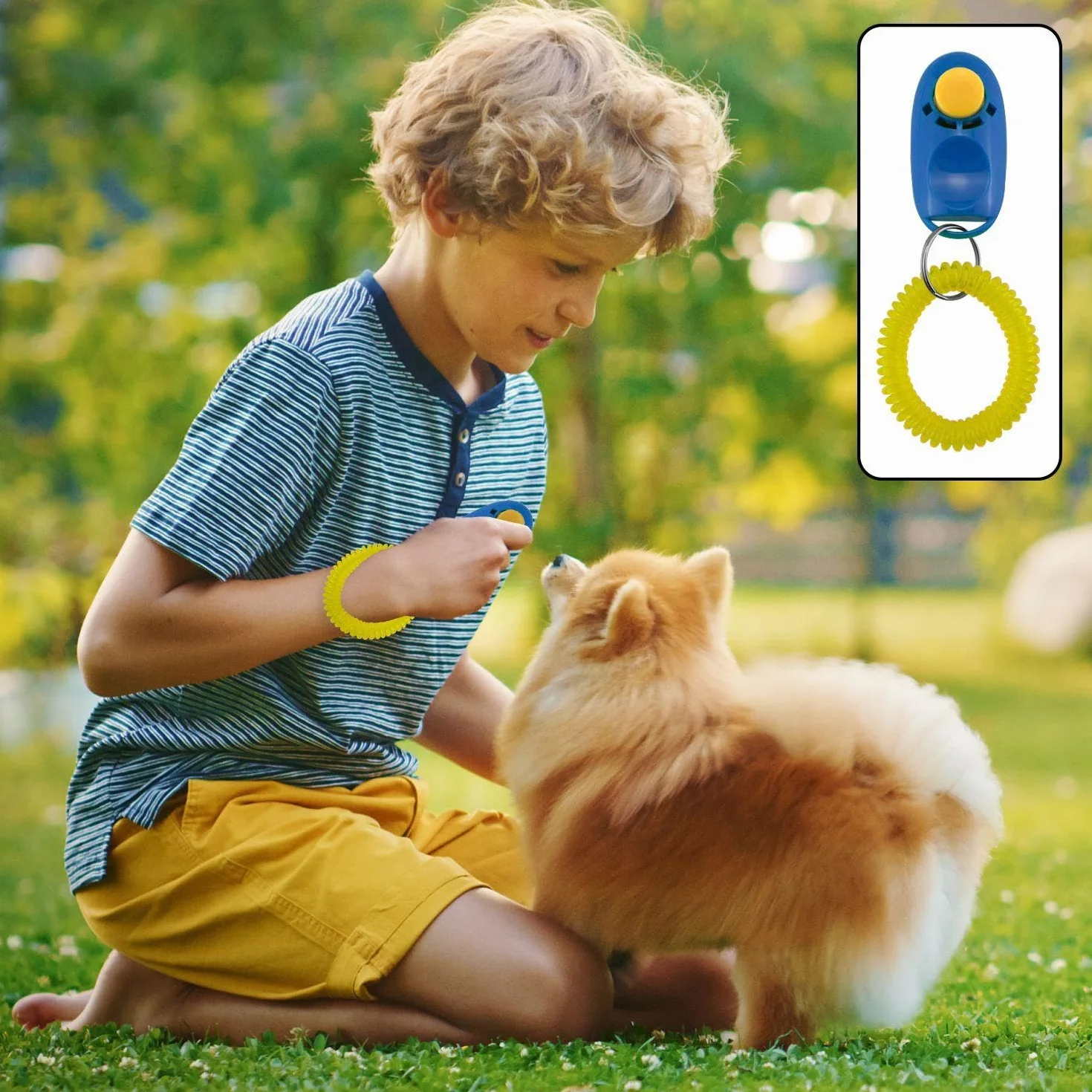 8 sztuk narzędzi do treningu zwierząt domowych, pomoc w treningu psów, clicker