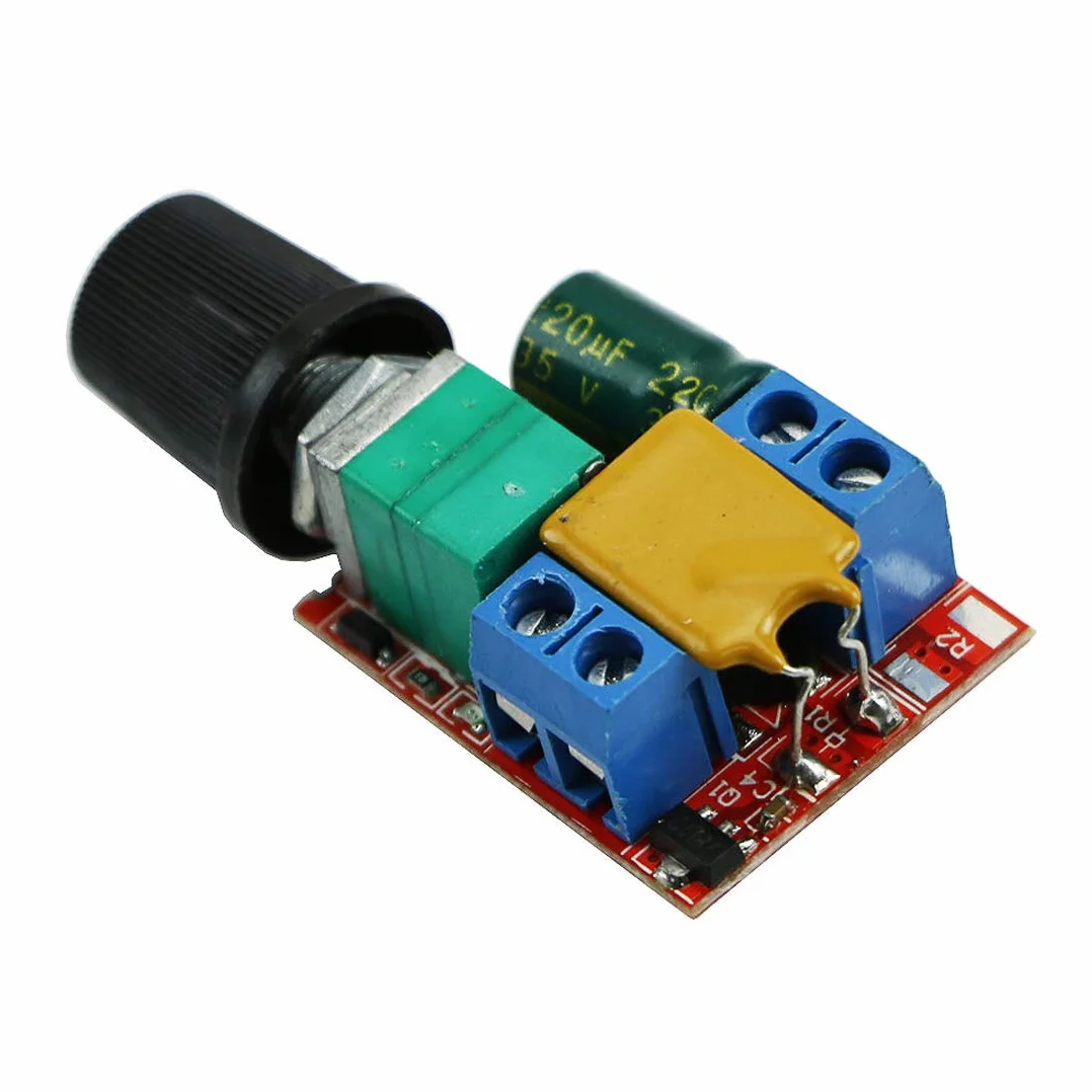 Hailege 2 szt. Silnik prądu stałego PWM regulator prędkości 3 V 6 V 12 V 24 V 35 V przełącznik kontroli prędkości mini ściemniacz LED DC 3 V-35 V 5 A 90 W