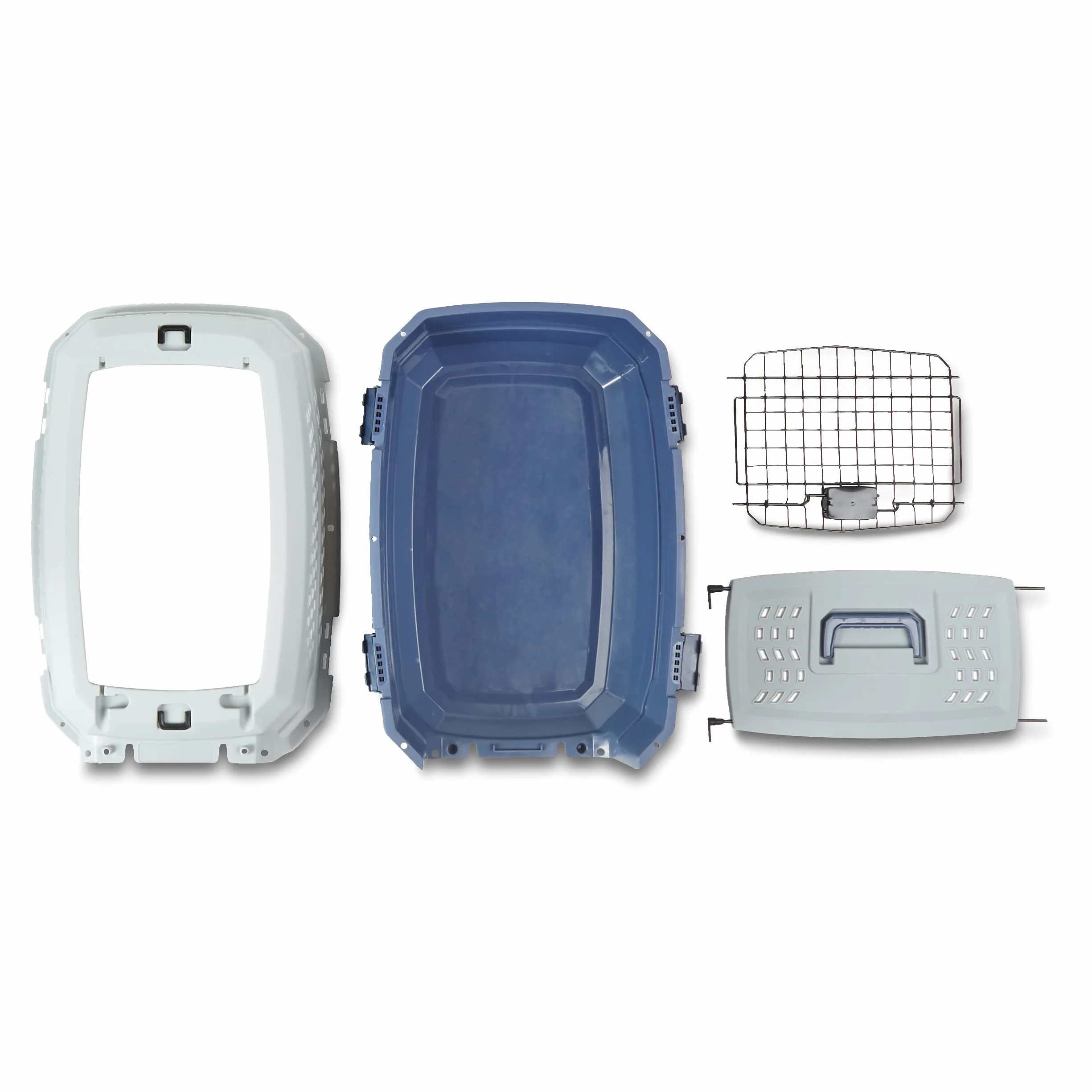 Amazonbasics Transporter, Niebieski/Biały, 58 x 38 x 33 cm
