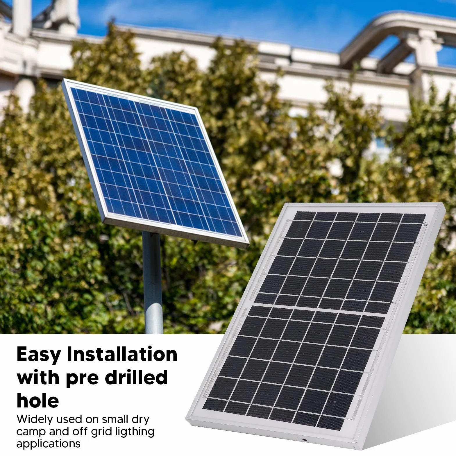 6V 10W Polysilicon Solar Power Panel Ładowarka do Paneli Słonecznych do zastosowań Oświetleniowych Off Grid