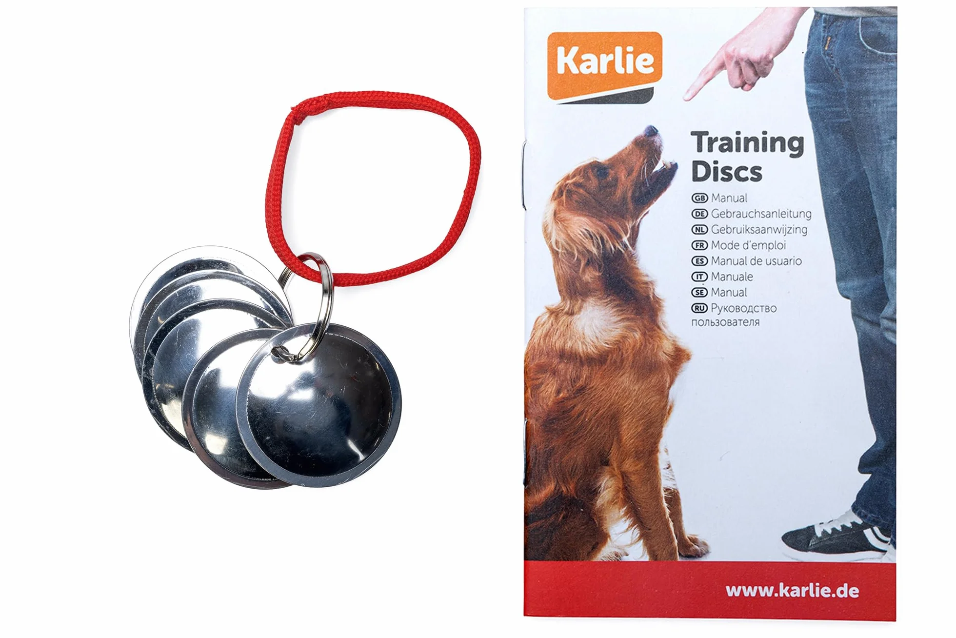 Karlie Doggy Trainings Discs 16 cm red