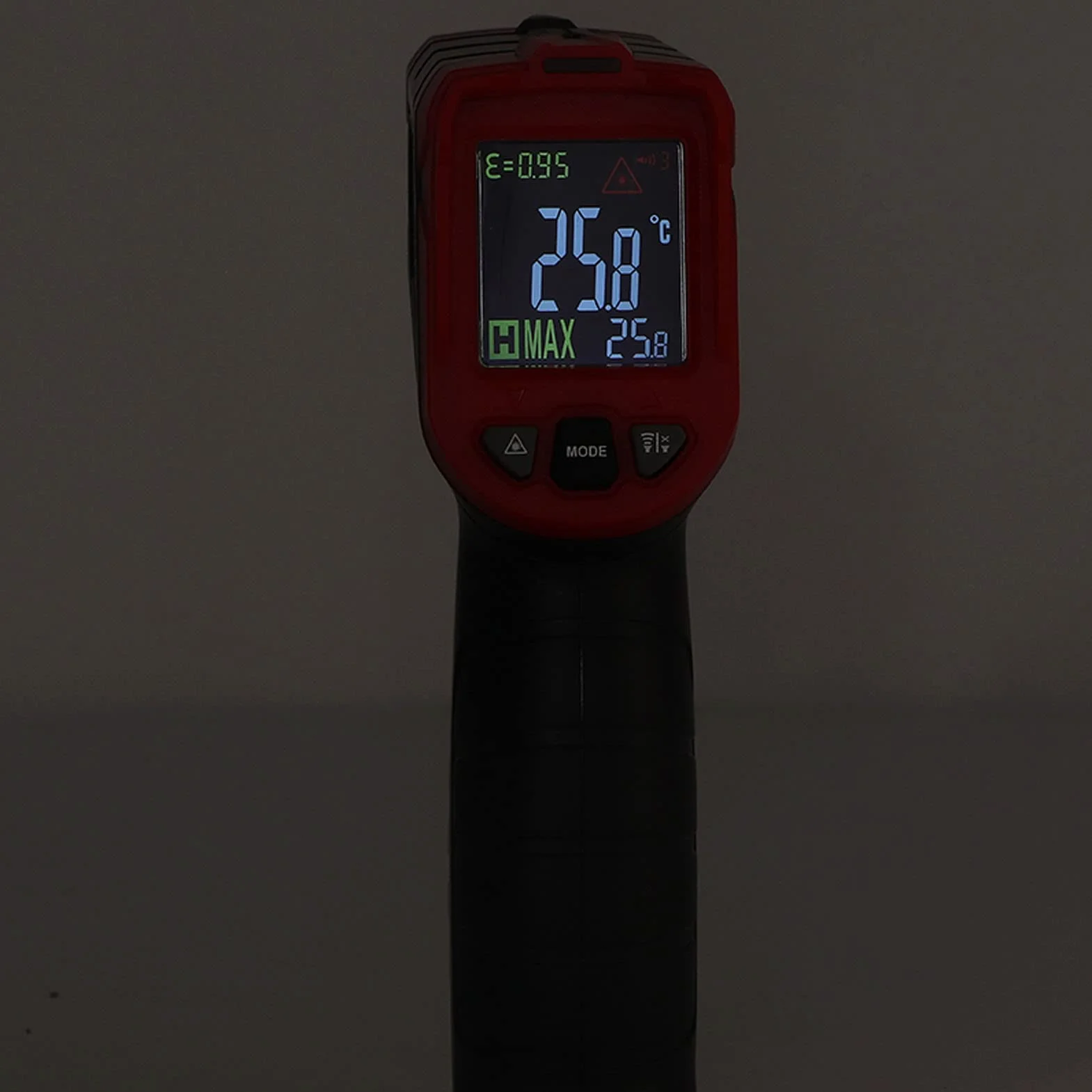 Termometr na podczerwień, Cyfrowy Termometr na podczerwień -50°C-880°C 4-cyfrowy Wyświetlacz Ręczny Termometr Przemysłowy, Termometry na podczerwień
