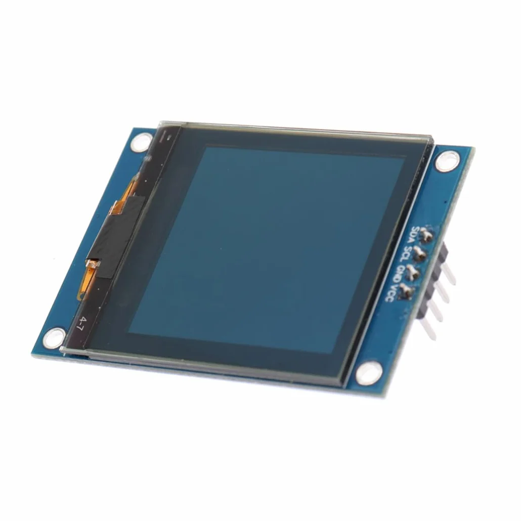 Hailege 1,5" SH1107 moduł wyświetlacza OLED 1,5 cala IIC I2C 4 piny 128 x 128 ekran OLED wyświetlacz LCD biały