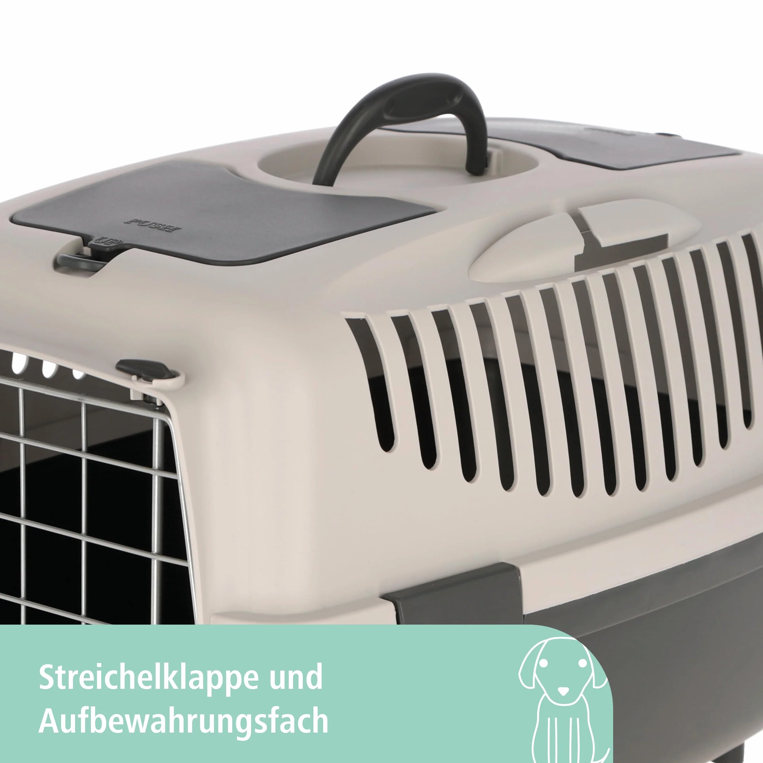 Kerbl Gulliver Transporter, Szary, 48 x 32 x 31 cm