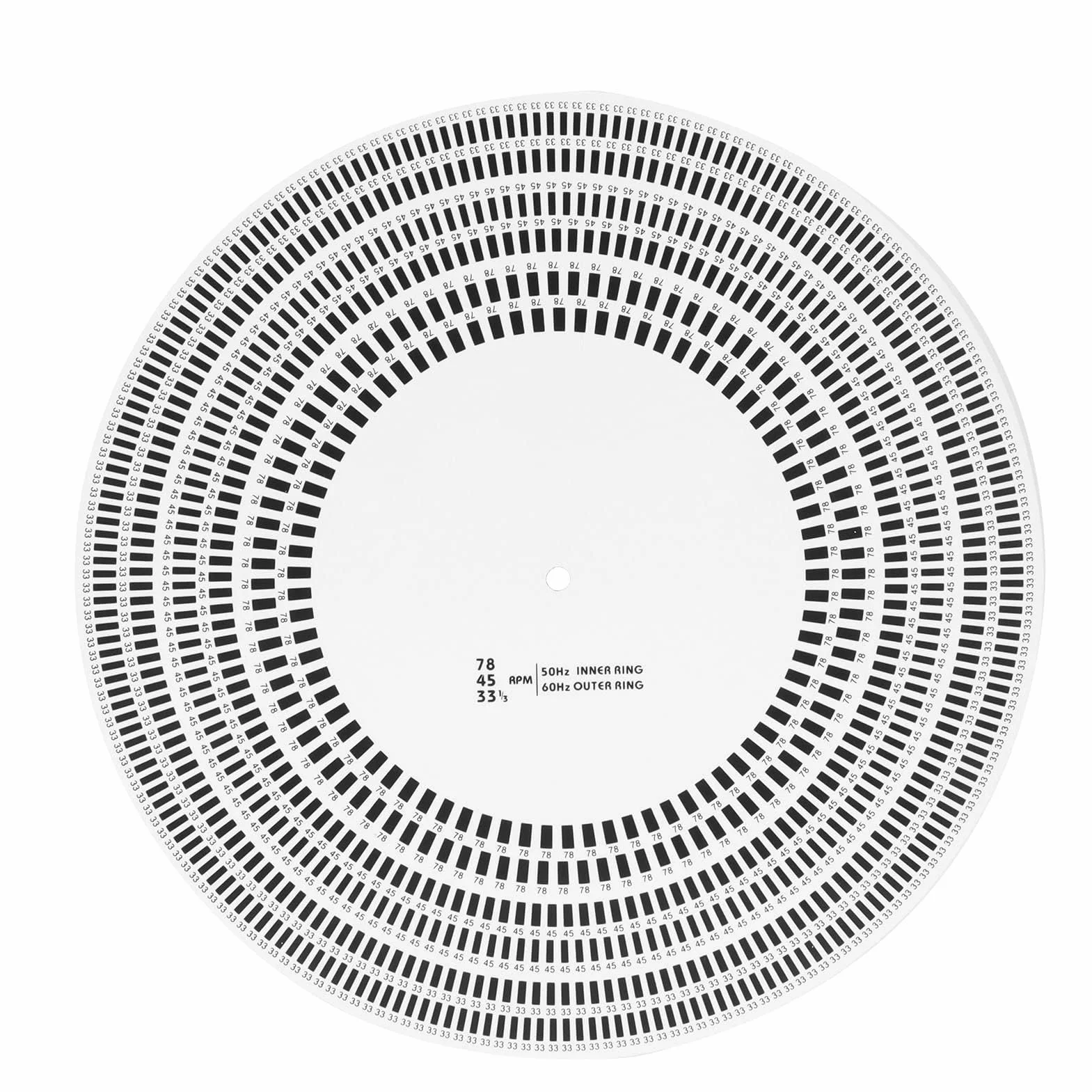 Gramofon stroboskopowy, stroboskop, mata 33/45/78 obr./min, 50/60 Hz, gramofon gramofonowy, gramofon, gramofon, kalibracja, stroboskop, do odtwarzaczy płyt winylowych