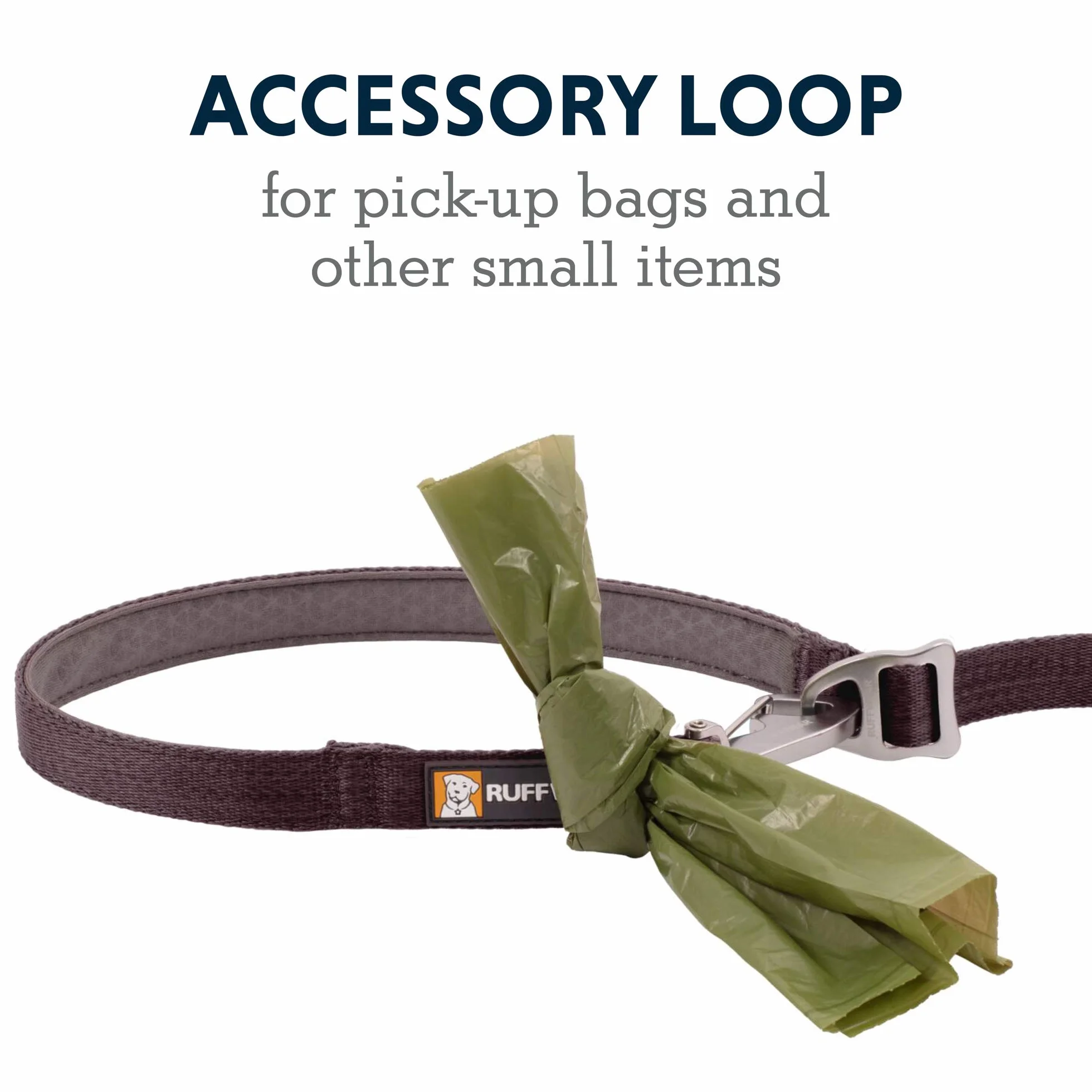 RUFFWEAR Leash, Switchbak, smycz dla psa z regulowaną długością i 2 klipsami zamykającymi, nad ramieniem, w dłoni, łącznik, podwójny klips, rozmiar uniwersalny, River Rock Greeen