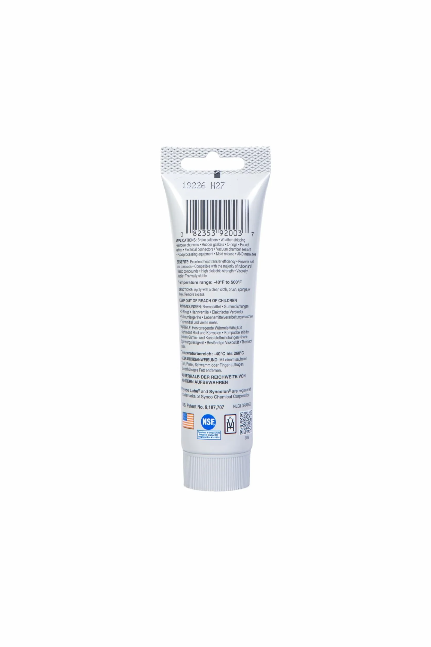 Super Synco Lube 92003 silikonowy smar z Syncolon PTFE 85 g