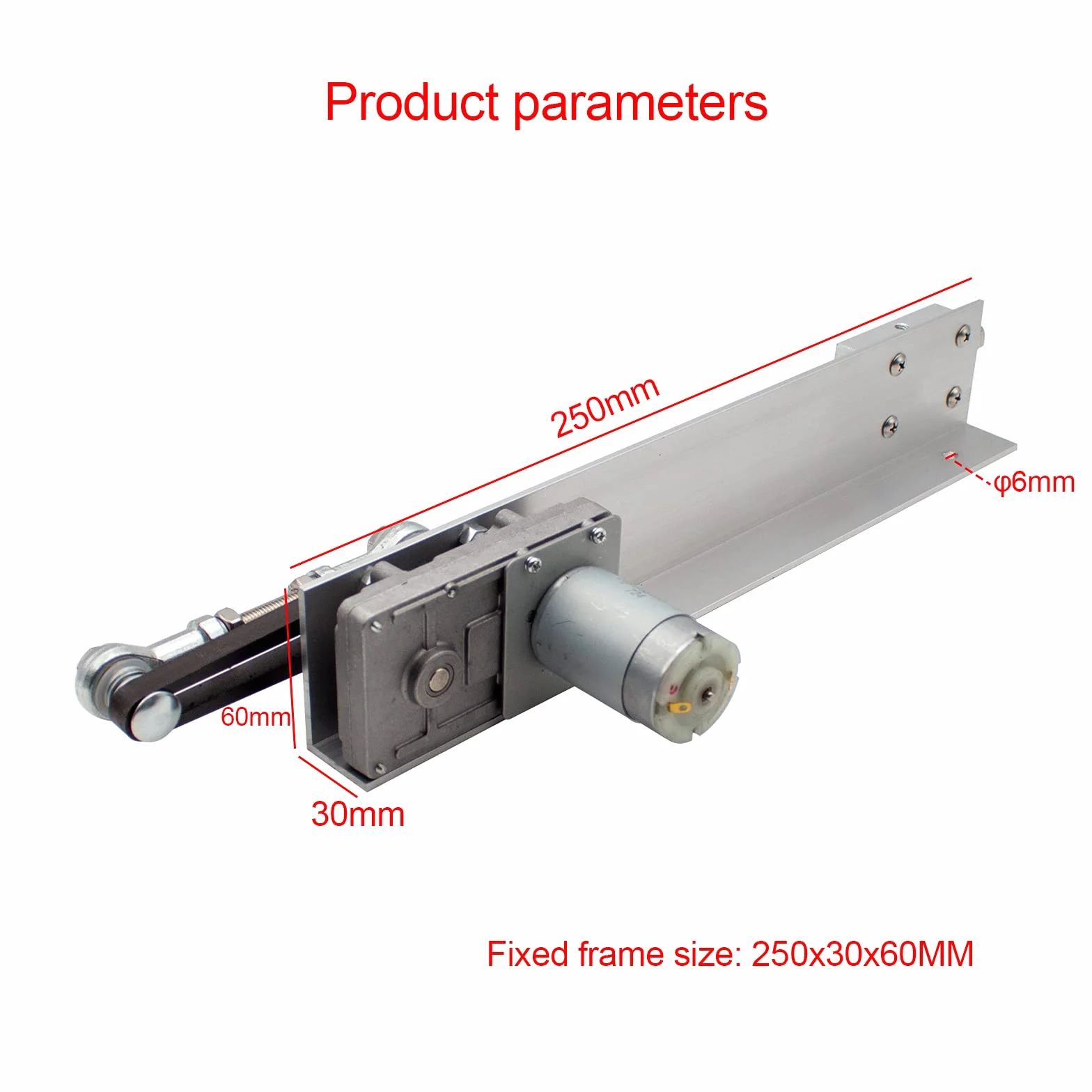 Toplionace Siłownik Liniowy z Cyklem Posuwisto Zwrotnym, Regulowany Silnik z Przekładnią Teleskopową 12 V/24 V DC DIY z Regulatorem Prędkości Skok 3-15 cm (DC24V, 120RPM)
