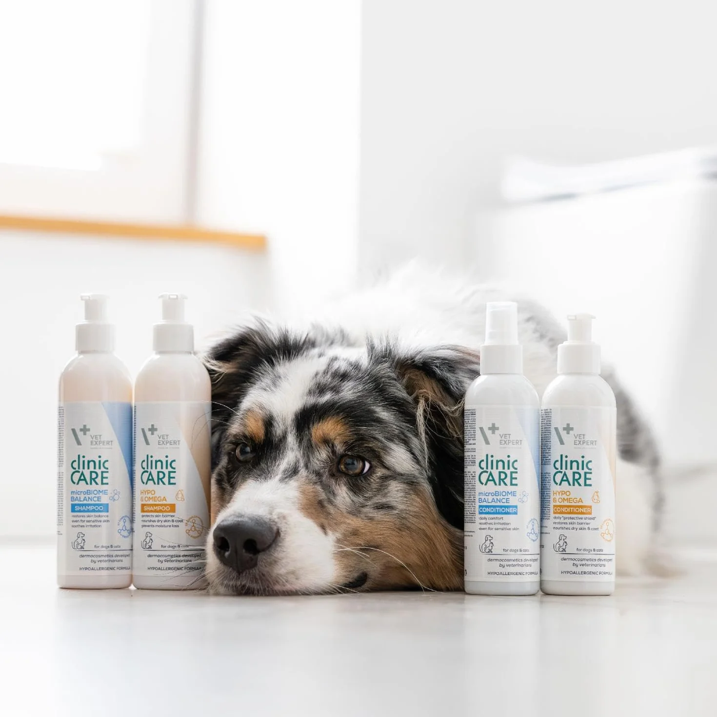 VET EXPERT Clinic Care Hypo&Omega odżywka do sierści skóry psa kota 150 ml