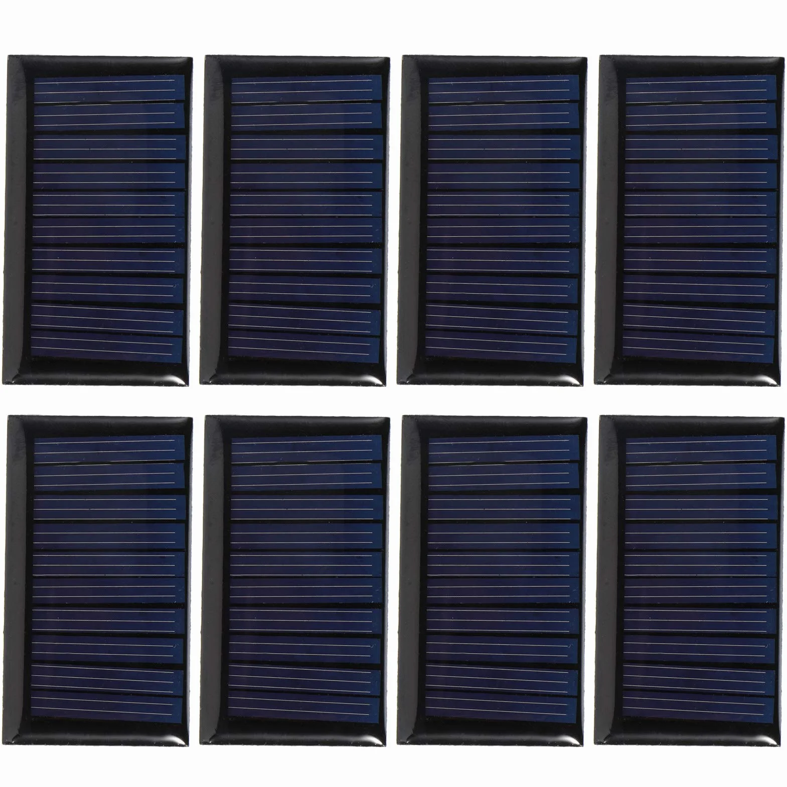 Mini Panel Słoneczny 8szt 30MA 5V Mini Ogniwa Słoneczne Panele DIY Słoneczna Płyta Epoksydowa ładowarka Fotowoltaiczna do Zabawek Elektrycznych, Idealna do Projektów i rozwiązań Ekologicznych