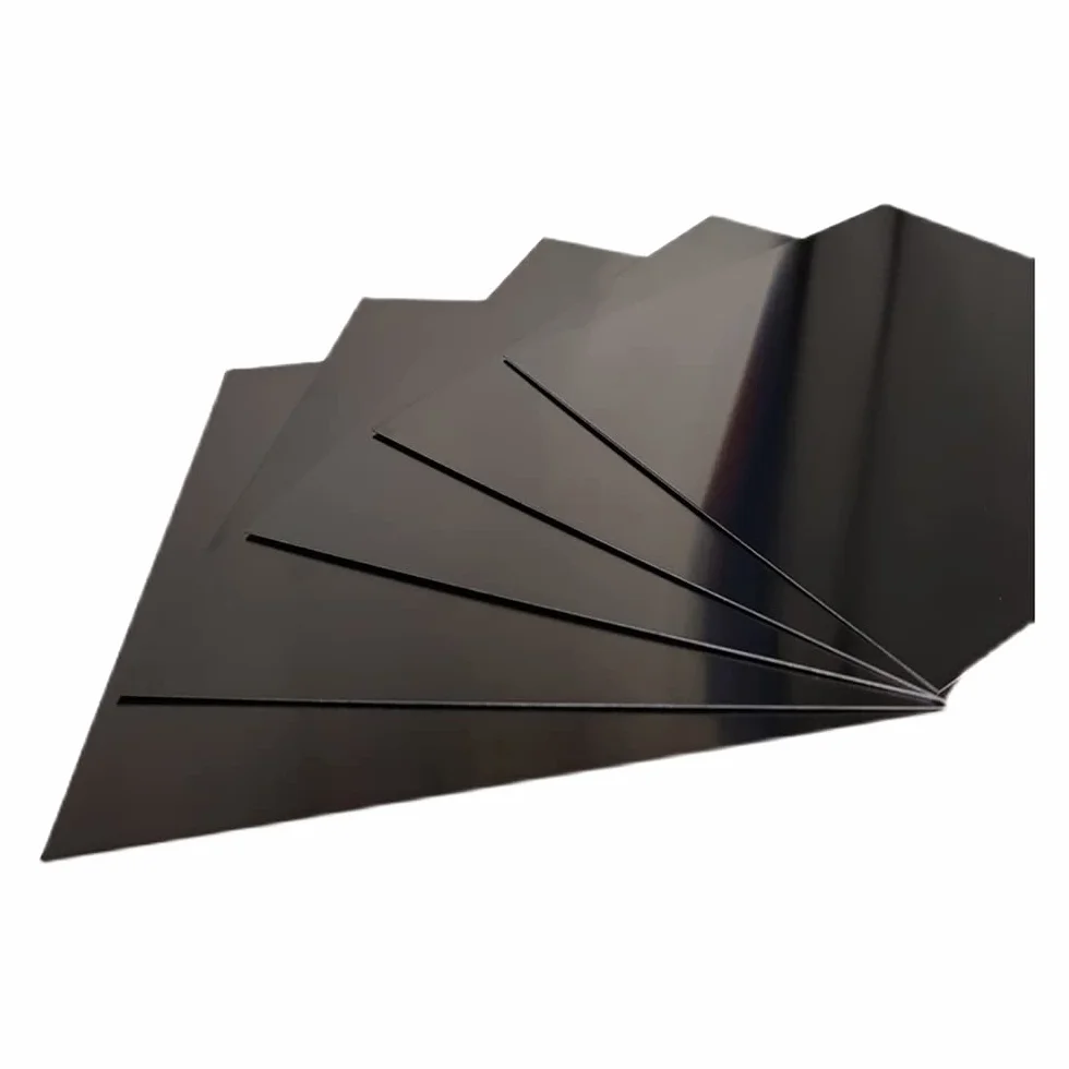 Black Anodized Aluminum Flat Plate 5052 100x100x1mm 2Pcs