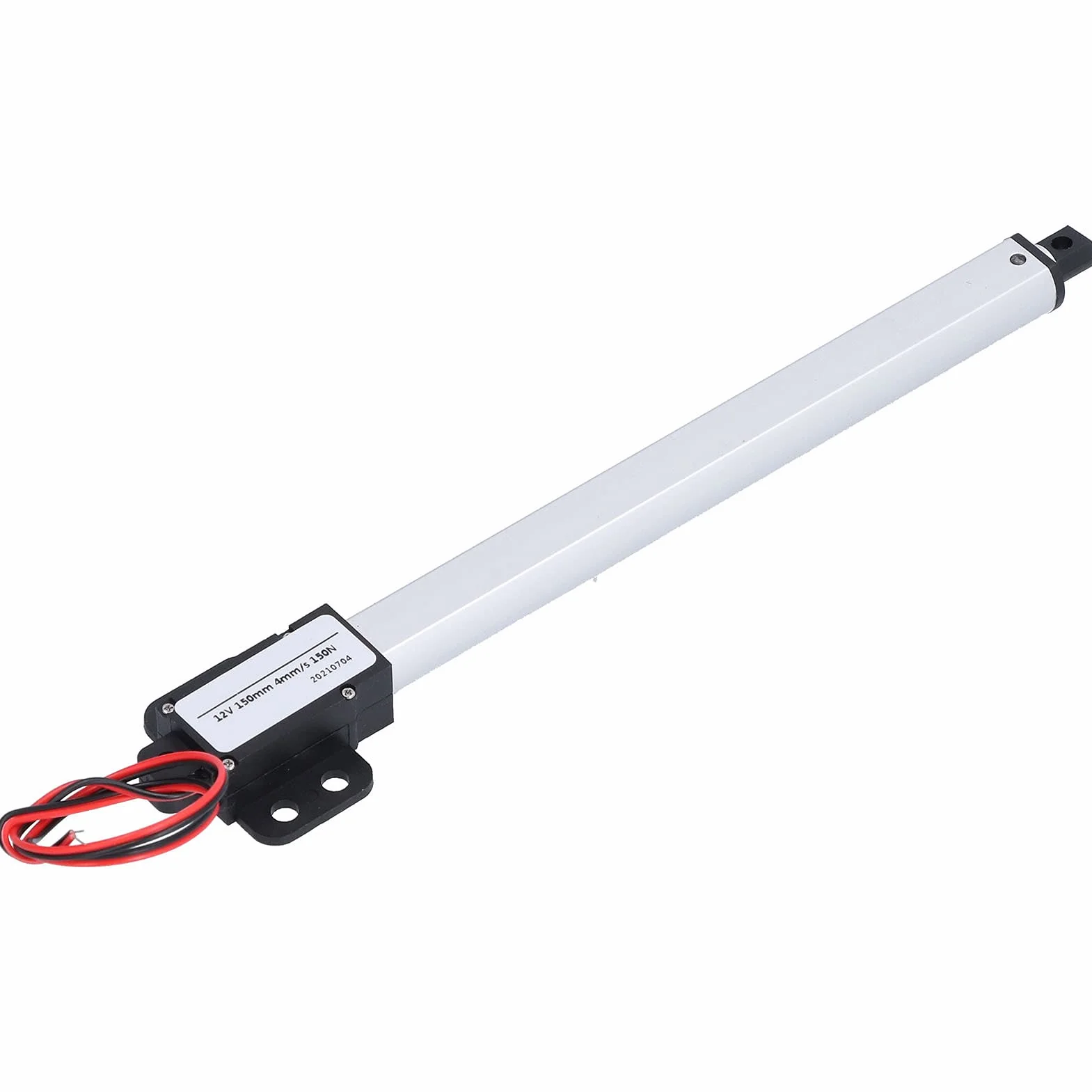 YWBL-WH 150mm siłownik liniowy 12V skok siłownik liniowy wbudowane wyłączniki krańcowe do samochodu medycznego (skok 150mm-15mm/s-50N), siłownik liniowy/popychacz