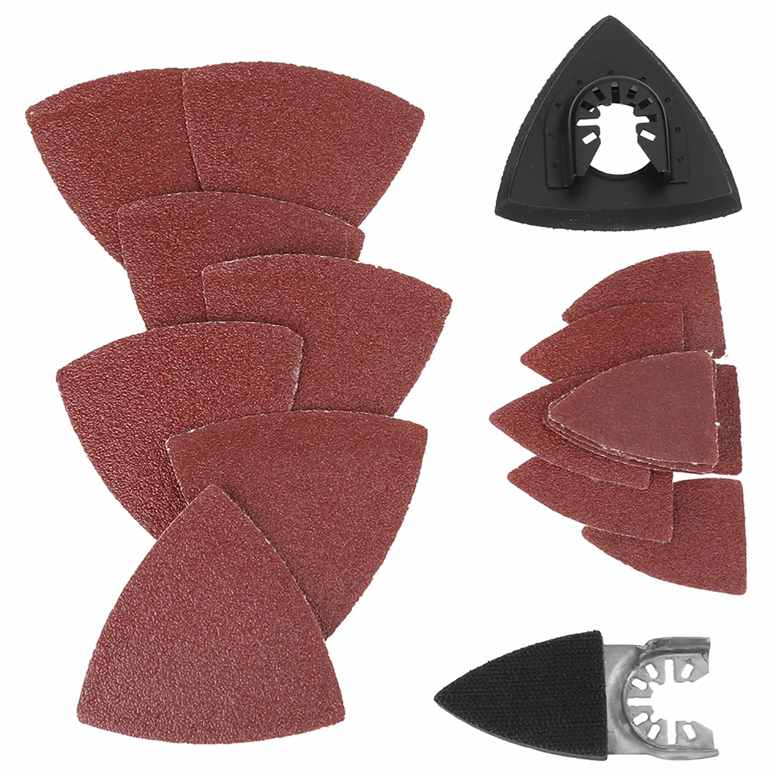 82 stücke Oszillierende Säge Schleifsatz Oszillierende Multi Tool Sand Pad für Stanley Multimaster